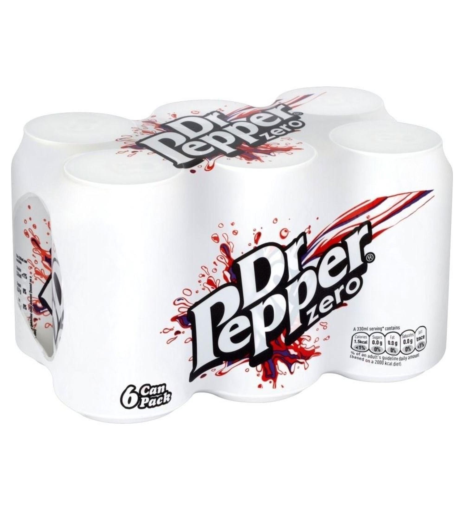 Dr Pepper Zero (6 x 330 ml)