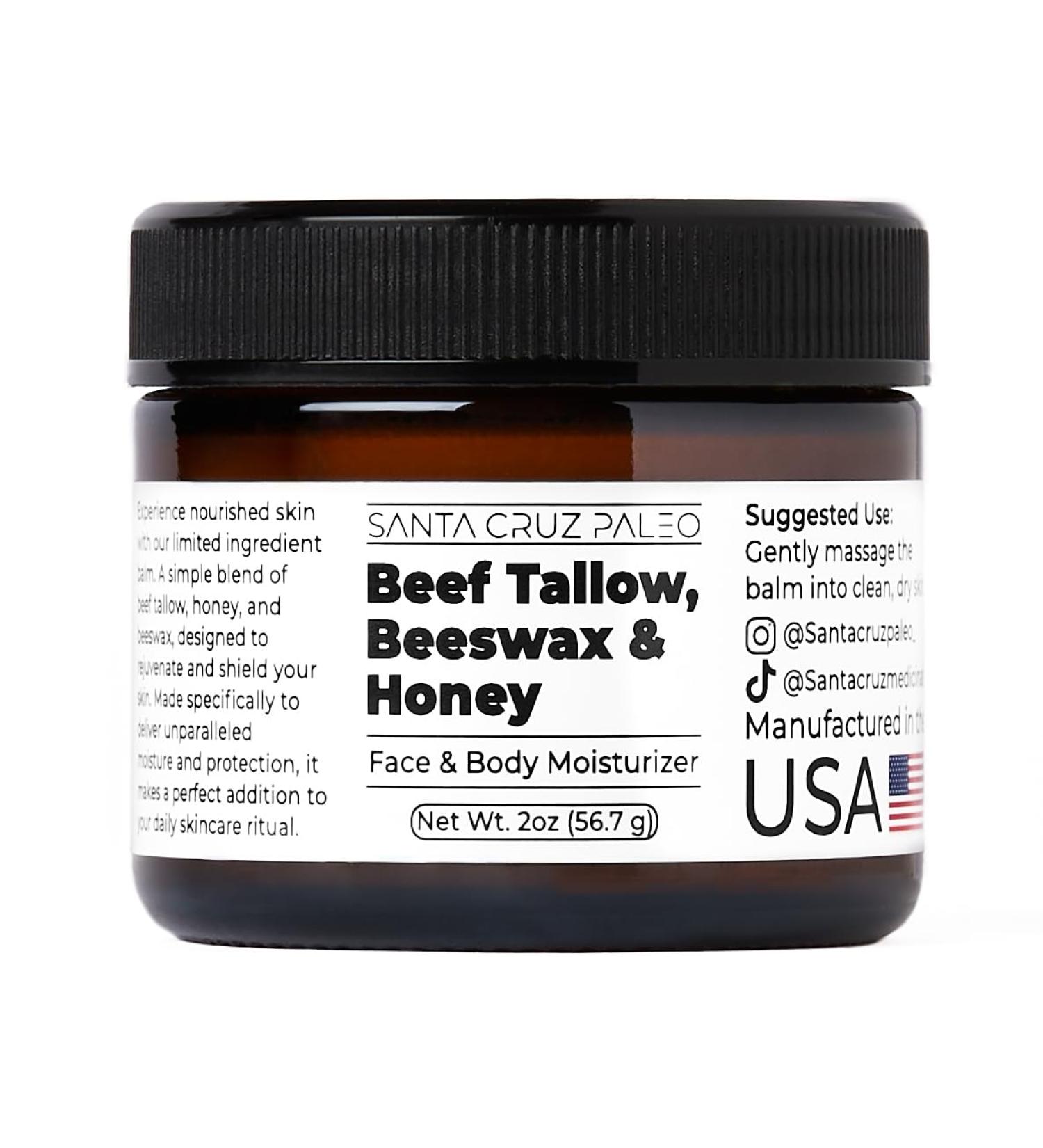 Buy Santa Cruz Paleo Beef Tallow Beeswax & Honey - Premium International Shipping - Buy Online on GoSupps.com