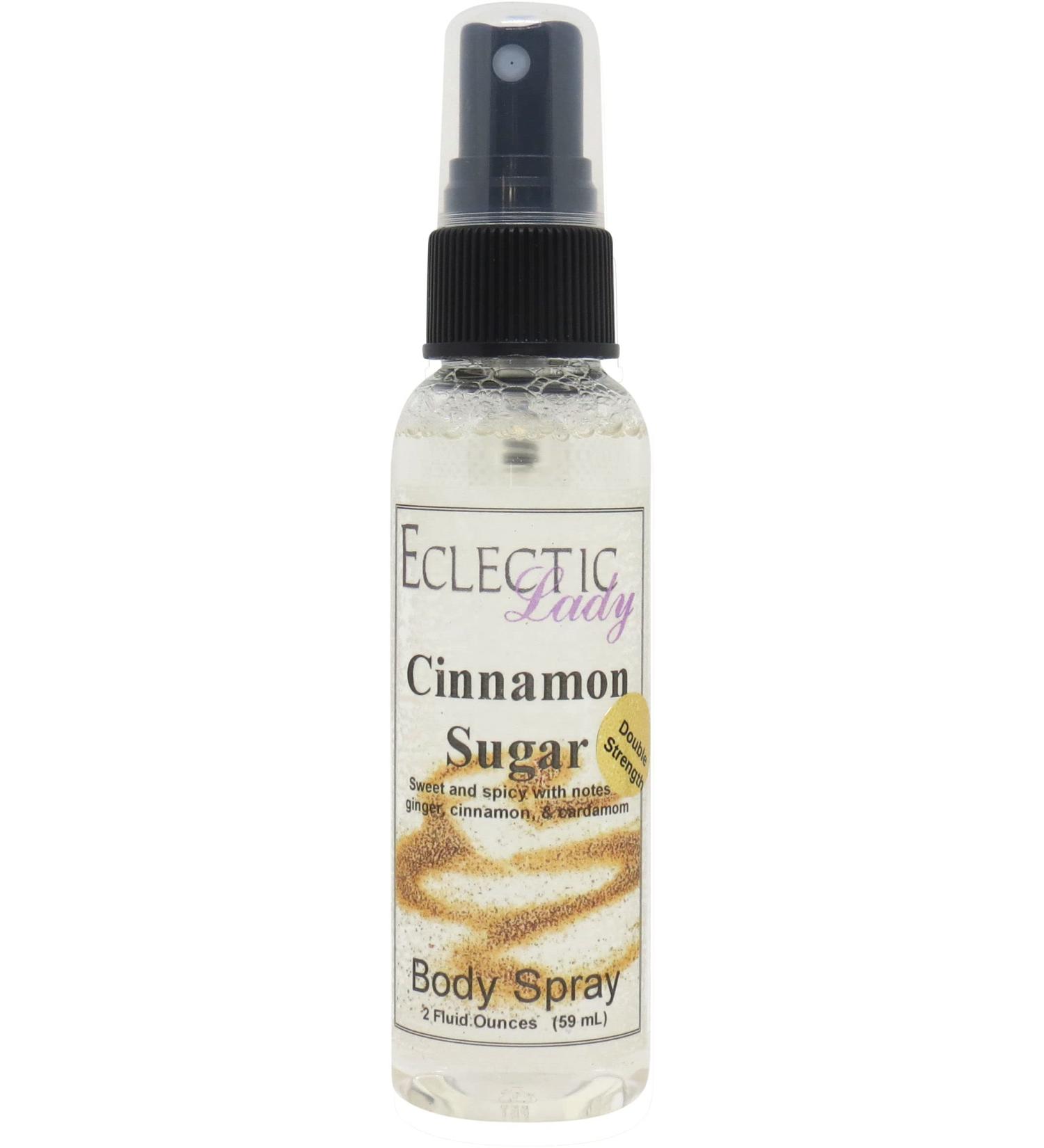 Cinnamon Sugar Body Spray (Double Strength) 2 ounces Body Mist for Women with Clean Light & Gentle Fragrance Long Lasting Perfume with Comforting Scent for Men & Women Cologne with Soft Subtle - Buy Online on GoSupps.com