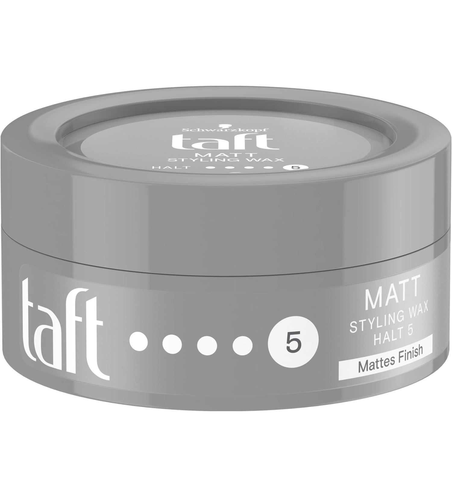 Taffeta Matt Styling Wax - Long-Lasting Hair Wax (75 ml) | 24h Hold & Matt Finish for Perfect Styles - Buy Online on GoSupps.com