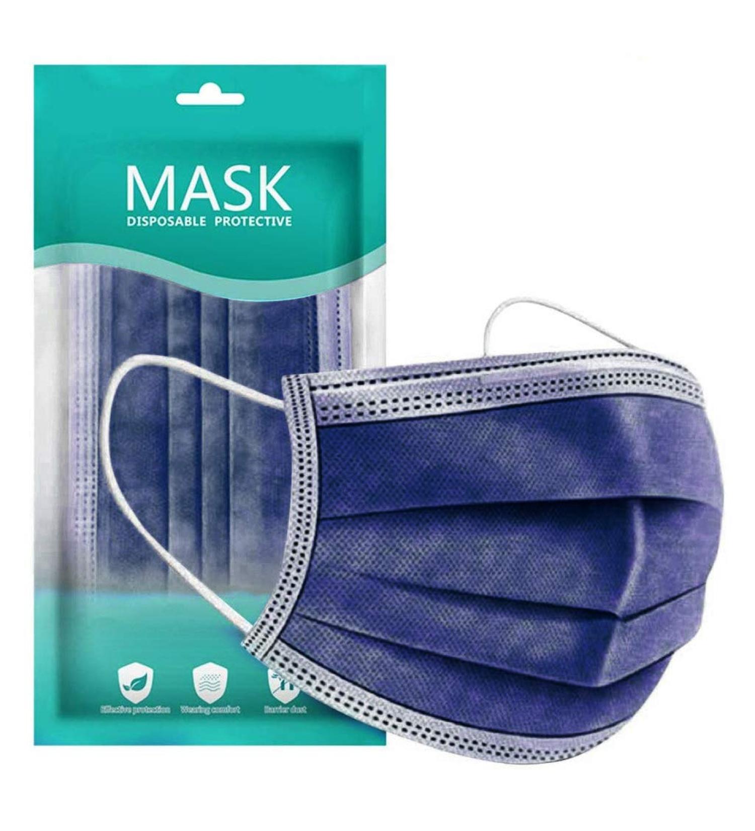 Disposable Face Cover 3-Ply Outdoor Breathable Mouth Protection Bandanas for Women and Men - Buy Online on GoSupps.com