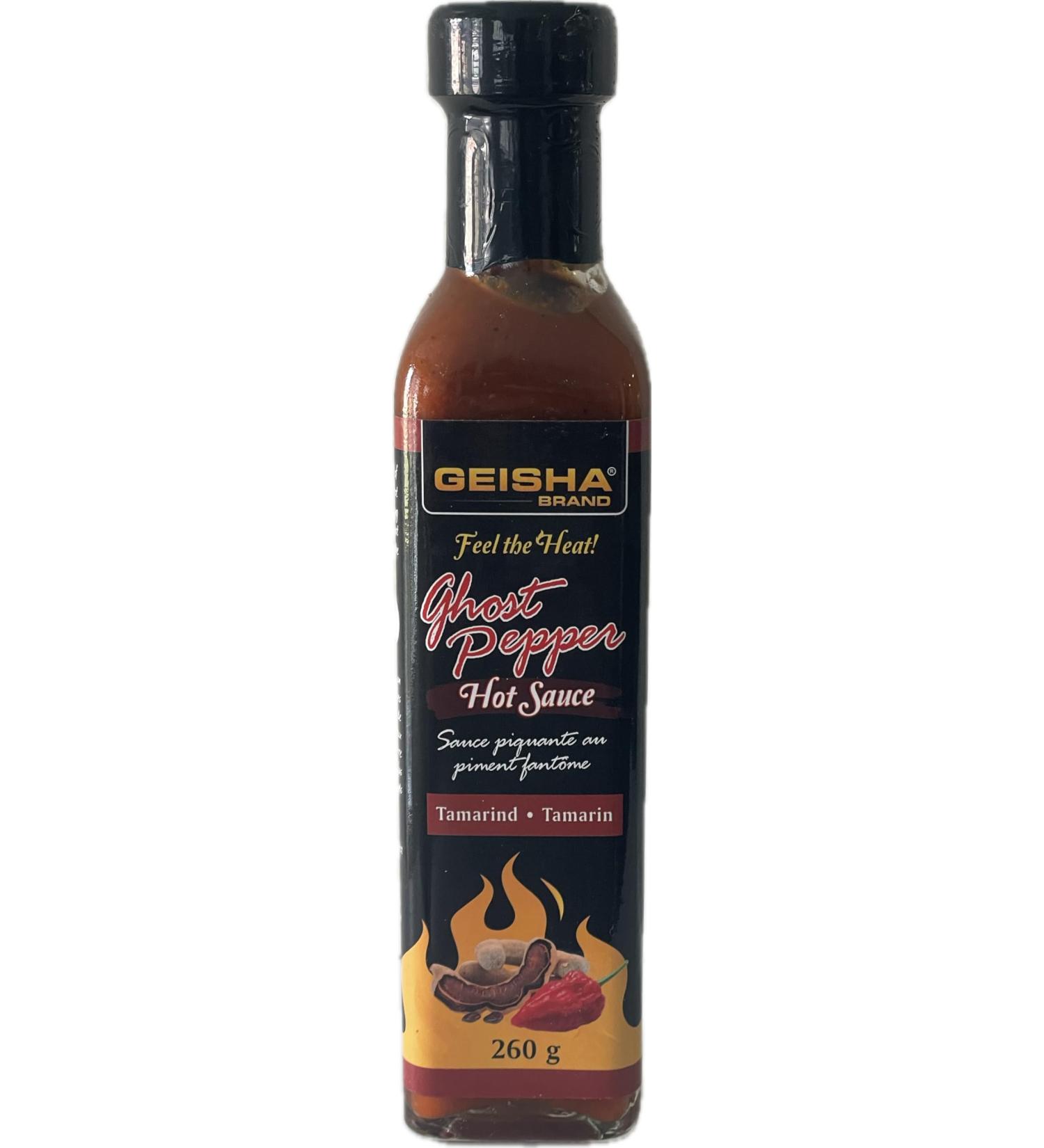 GEISHA Ghost Pepper Hot Sauce Tamarind 260ml (8.8 fl. oz.) - Buy Online on GoSupps.com