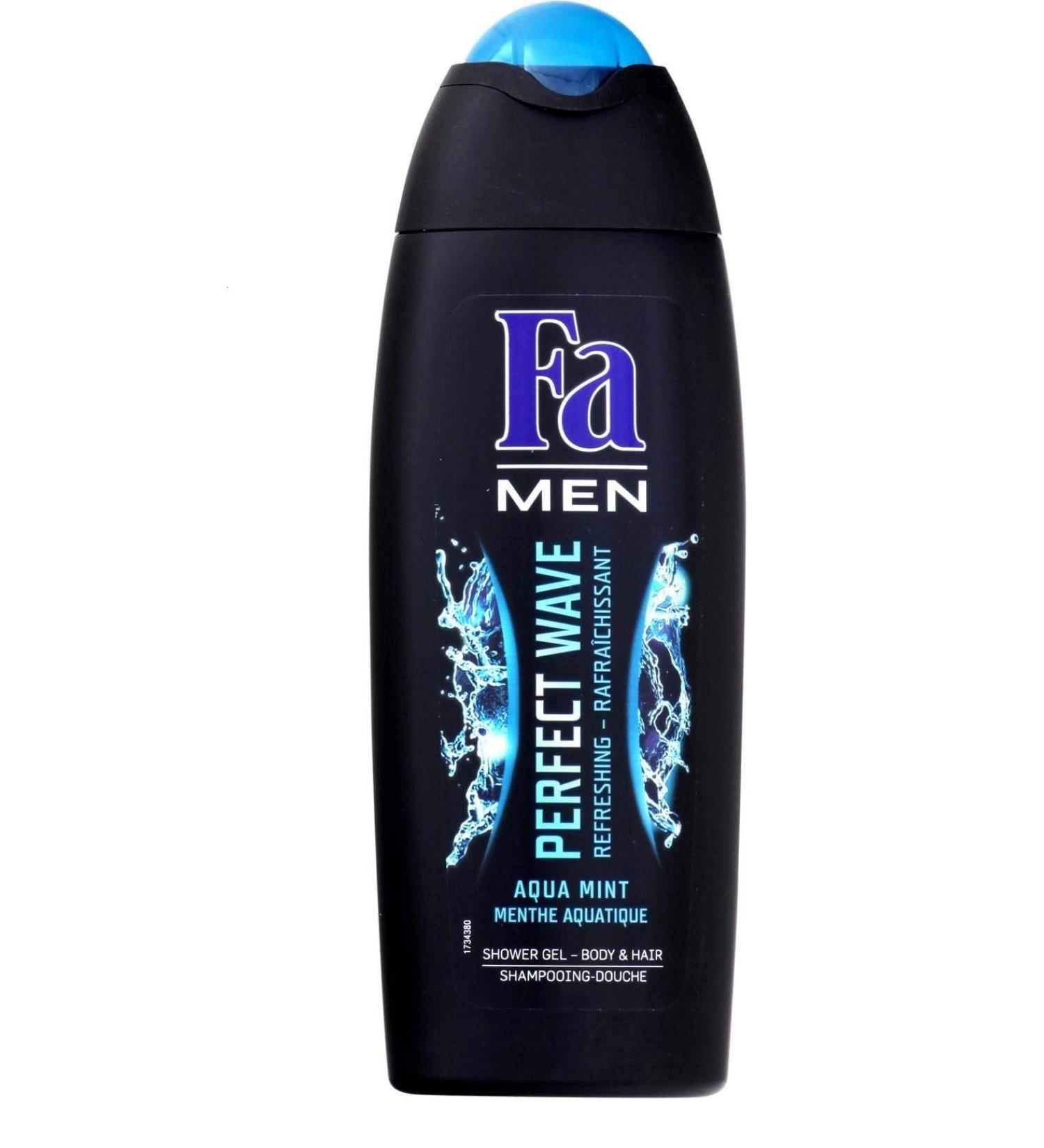 Fa Perfect Wave Shower Gel for Men 3 x 250 ml Pack of 3