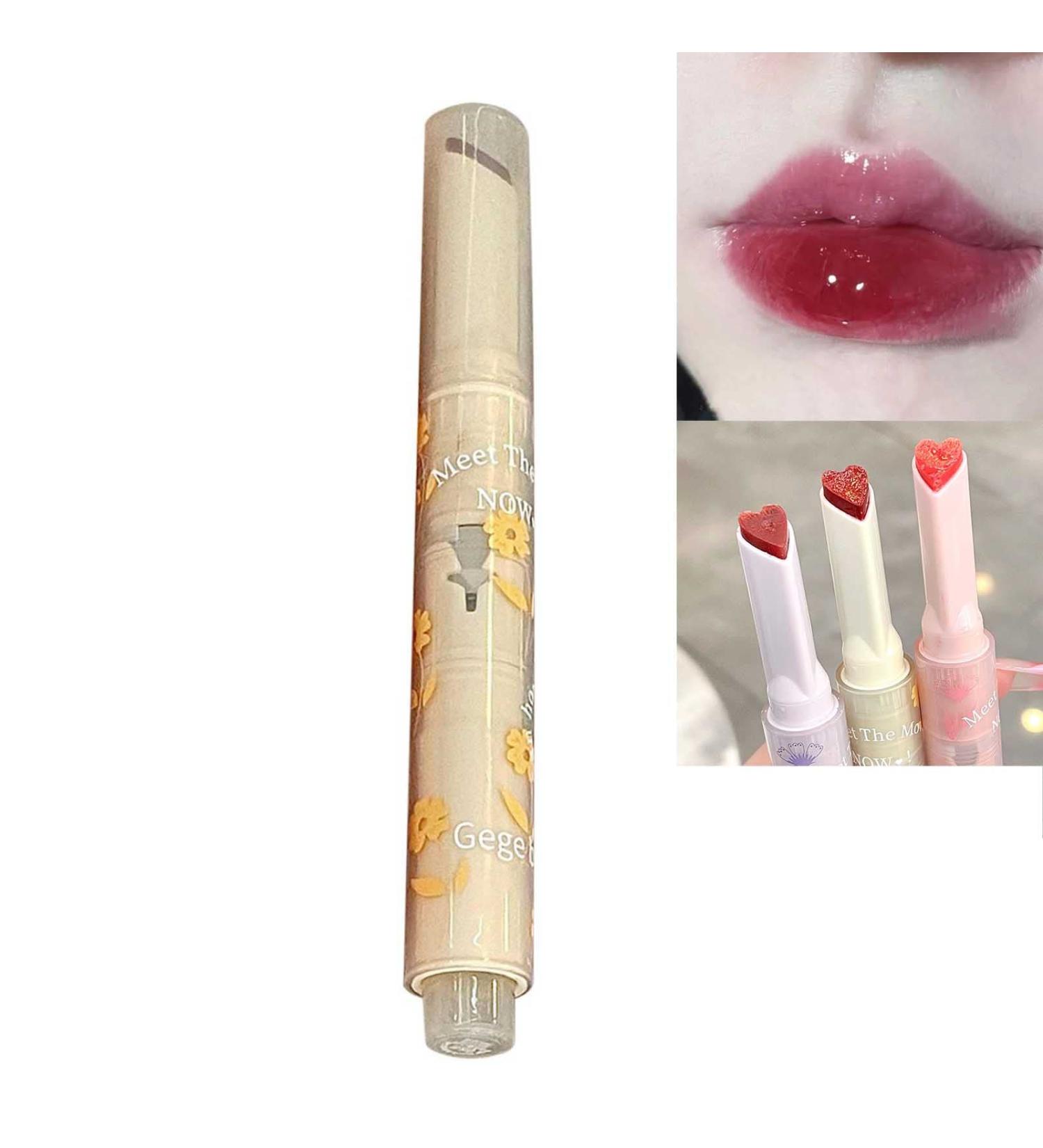 Flortte Jelly Lipstick Heart Shape Plumping Serum Lip Balm - Long Lasting Nourishing Lip Glow Balm (#05) - Buy Online on GoSupps.com