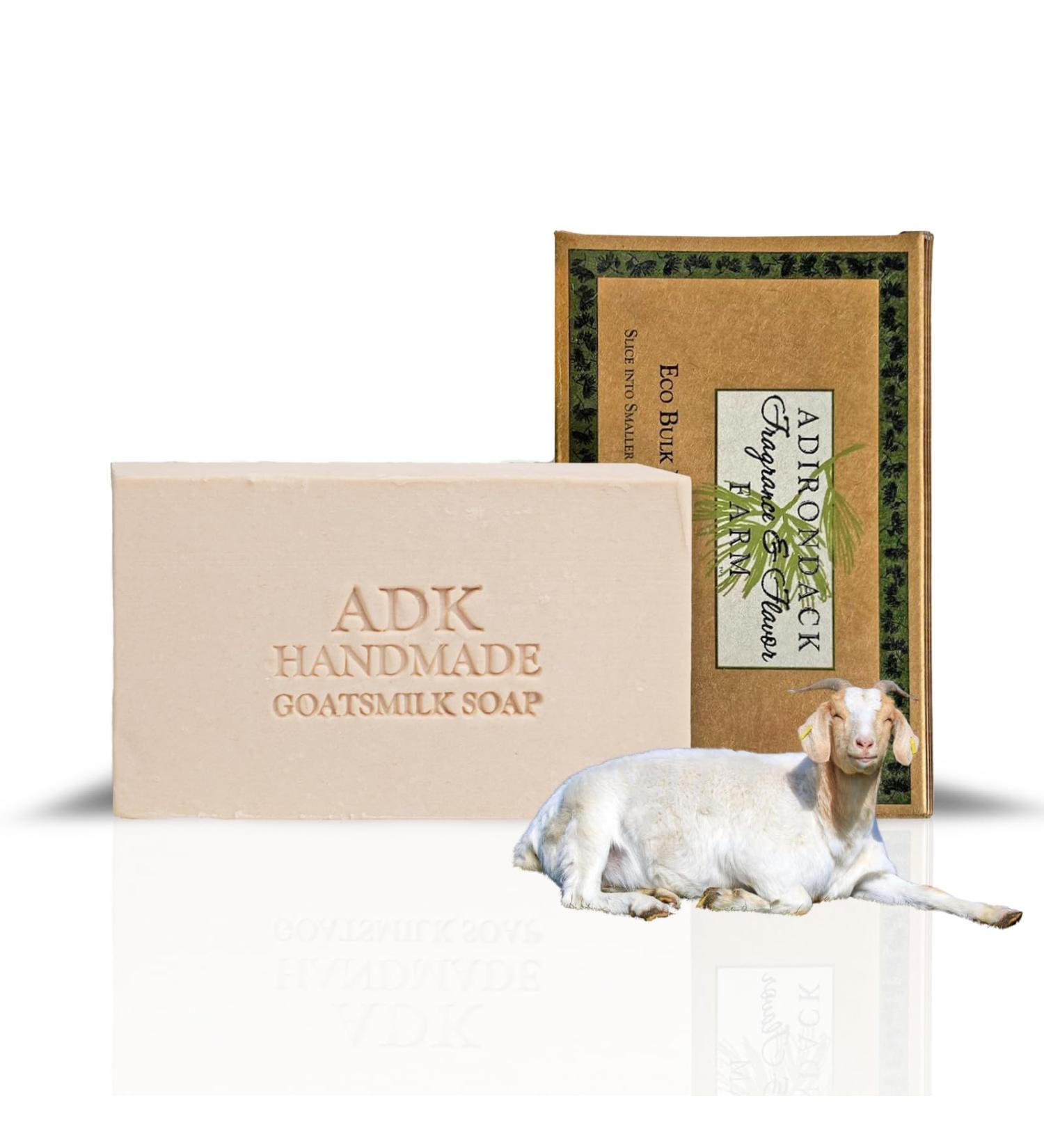 Natural Goat Milk Soap Bar 16 oz - Handmade Organic Vegan Antioxidant Soap for Dry Sensitive Skin | Moisturizing for Men Women & Babies | International Shipping Available - Buy Online on GoSupps.com