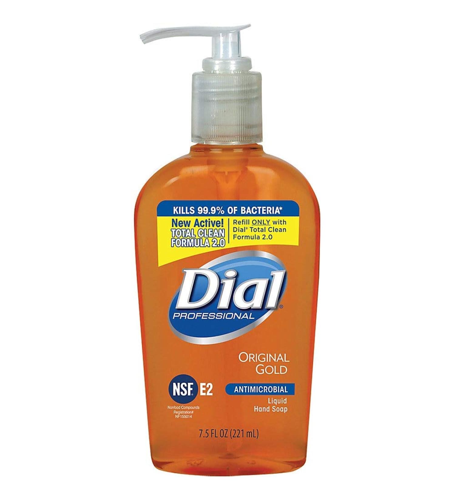 Liquid Dial Antimicrobial Liquid Soap - 7.5 oz Pump Bottle - Buy Online on GoSupps.com
