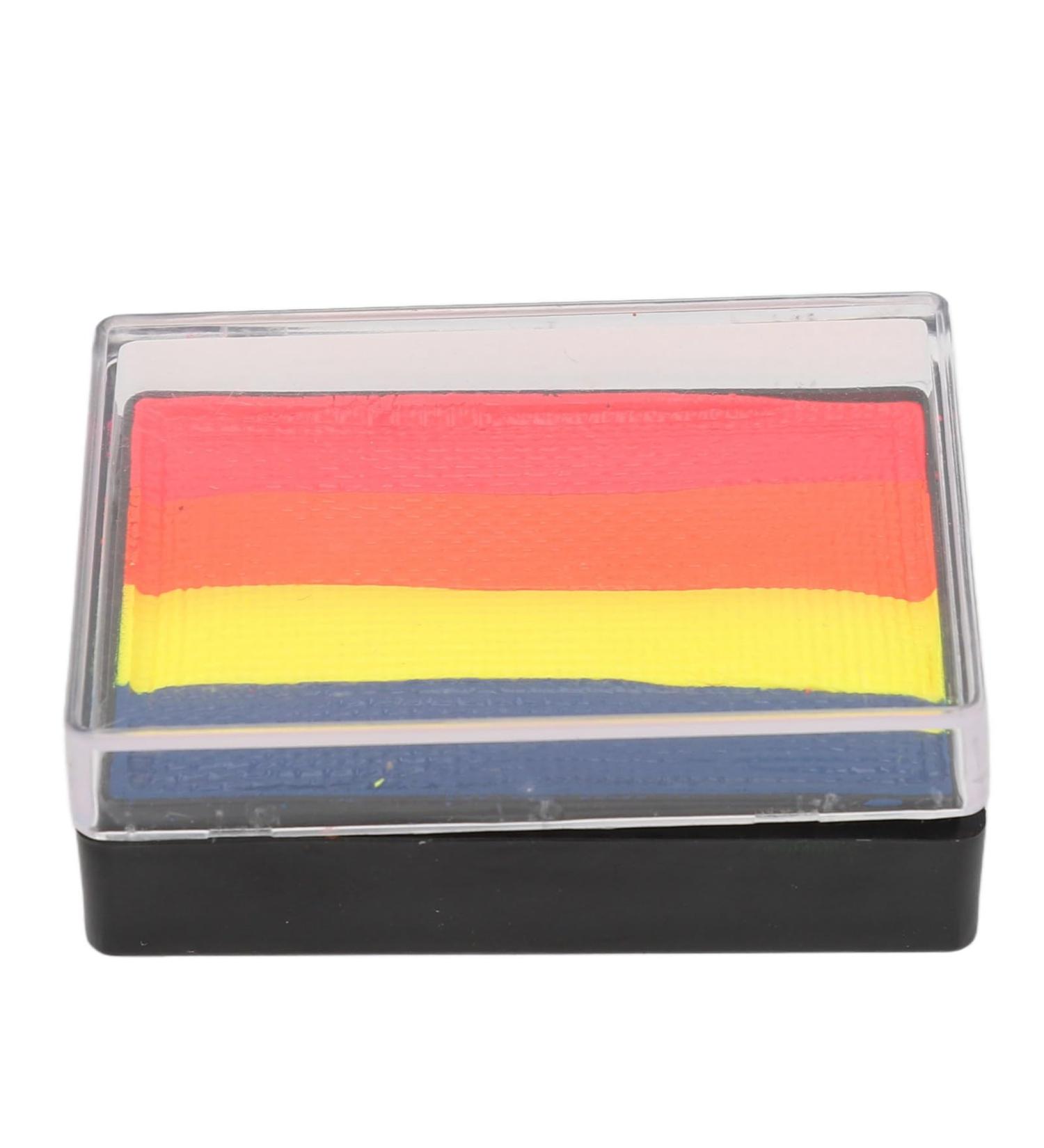 Fockety Fockety Face and Body Paint 4 Colors Split Cake Palette Soft Safe for Hand Painting Children's Education 30g (24) - Buy Online on GoSupps.com