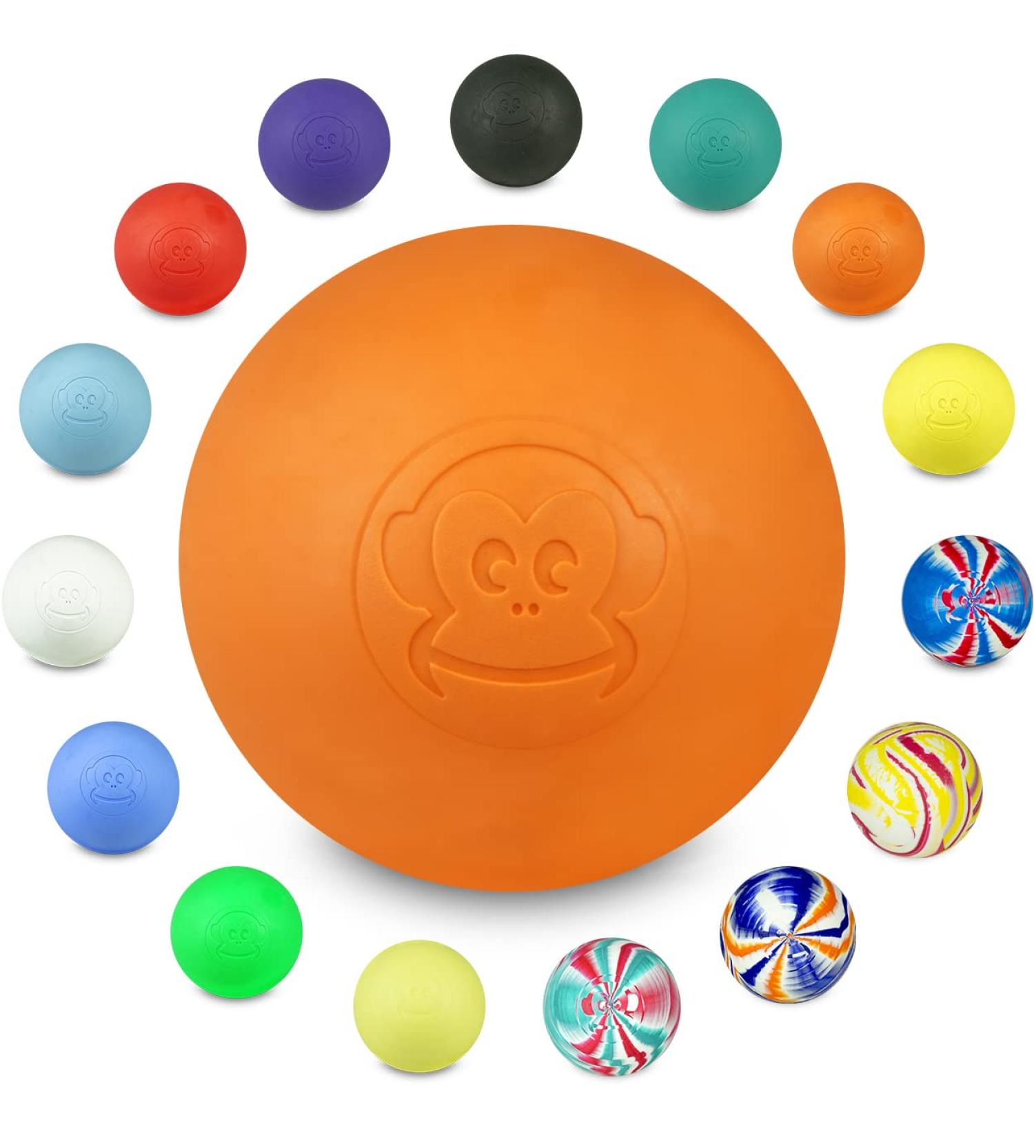 Captain Lax Massageball Original - Hard Rubber Lacrosse Ball for Trigger Point & Fascia Massage | 6x6 cm - Available in Multiple Colors | Ideal for CrossFit - Buy Online on GoSupps.com