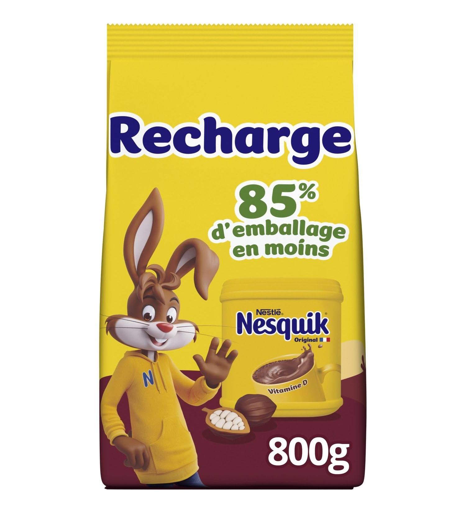 NEST. Chocolat en Poudre Saveur Intense Parfait pour Boissons Gourmandes (Paquet 800g) - Lot de 3 - vendu par Lot