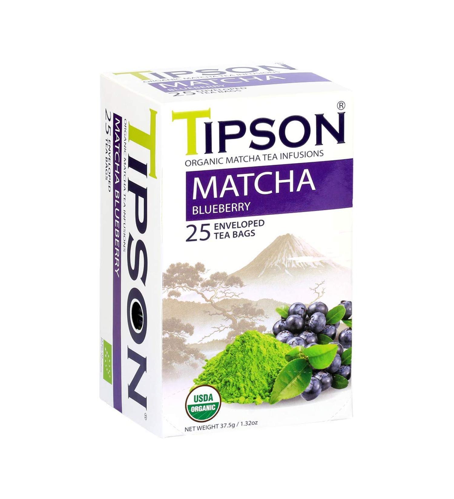Organic Matcha Blueberry Tea x (4)