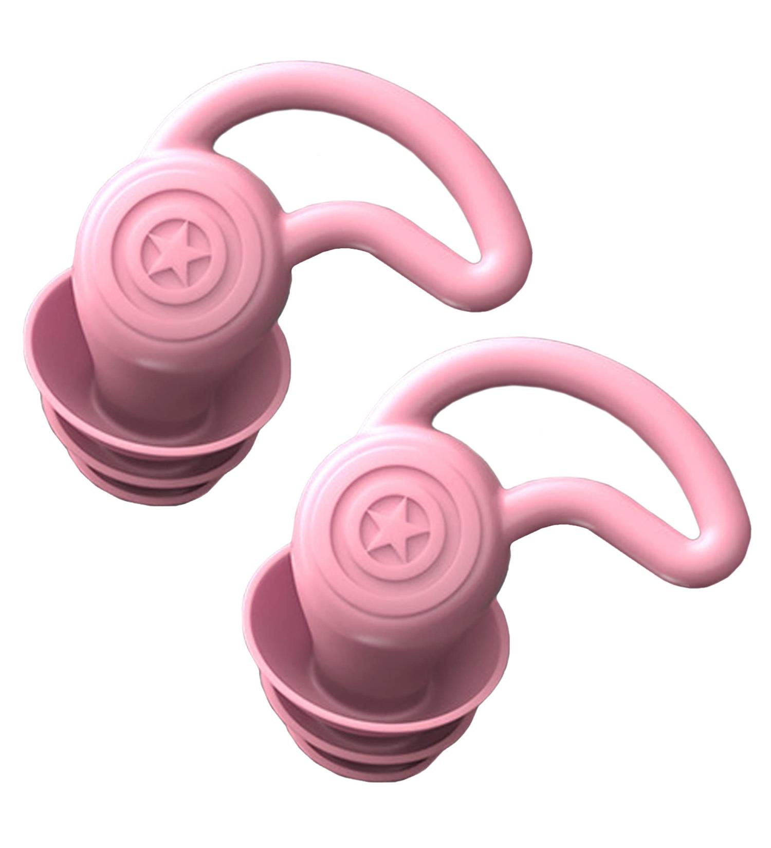 Wojim Noise Cancelling Ear Plugs for Sleeping - Pink (2 Pairs) - Buy Online on GoSupps.com