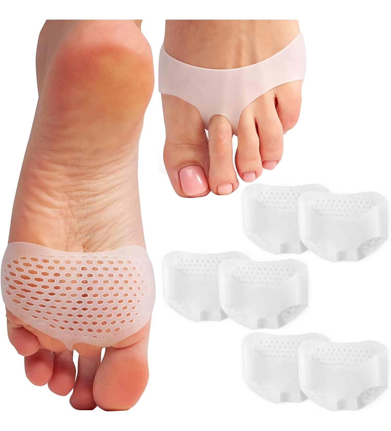 Metatarsal Pads for Women and Men - Foot Pain Relief - Bunion Corrector Cushion - 6 Pieces - Buy Online on GoSupps.com