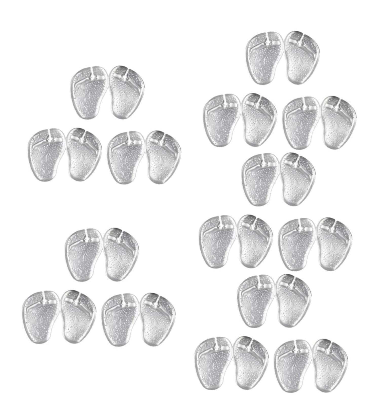FRCOLOR 15 Pairs Forefoot Slipper Pads - Clear Heel & Toe Protectors Anti-Slip Gel Insoles for High Heel Sandals & Shoes - Skin-Friendly Foot Grip Pads for Ultimate Comfort - Buy Online on GoSupps.com