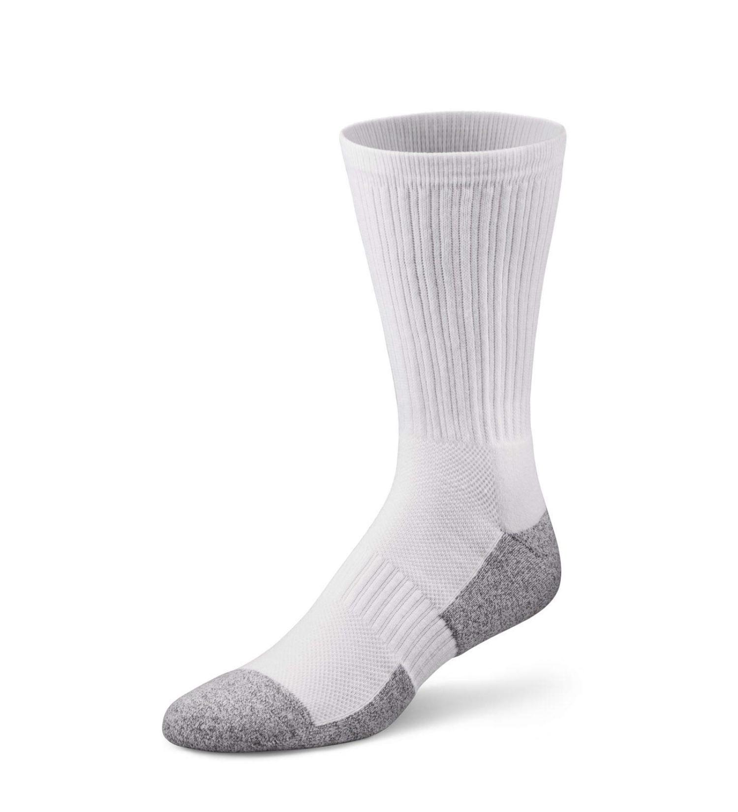 Buy Dr. Comfort Crew Diabetic Socks - White X-Large | Best International Shipping - Buy Online on GoSupps.com