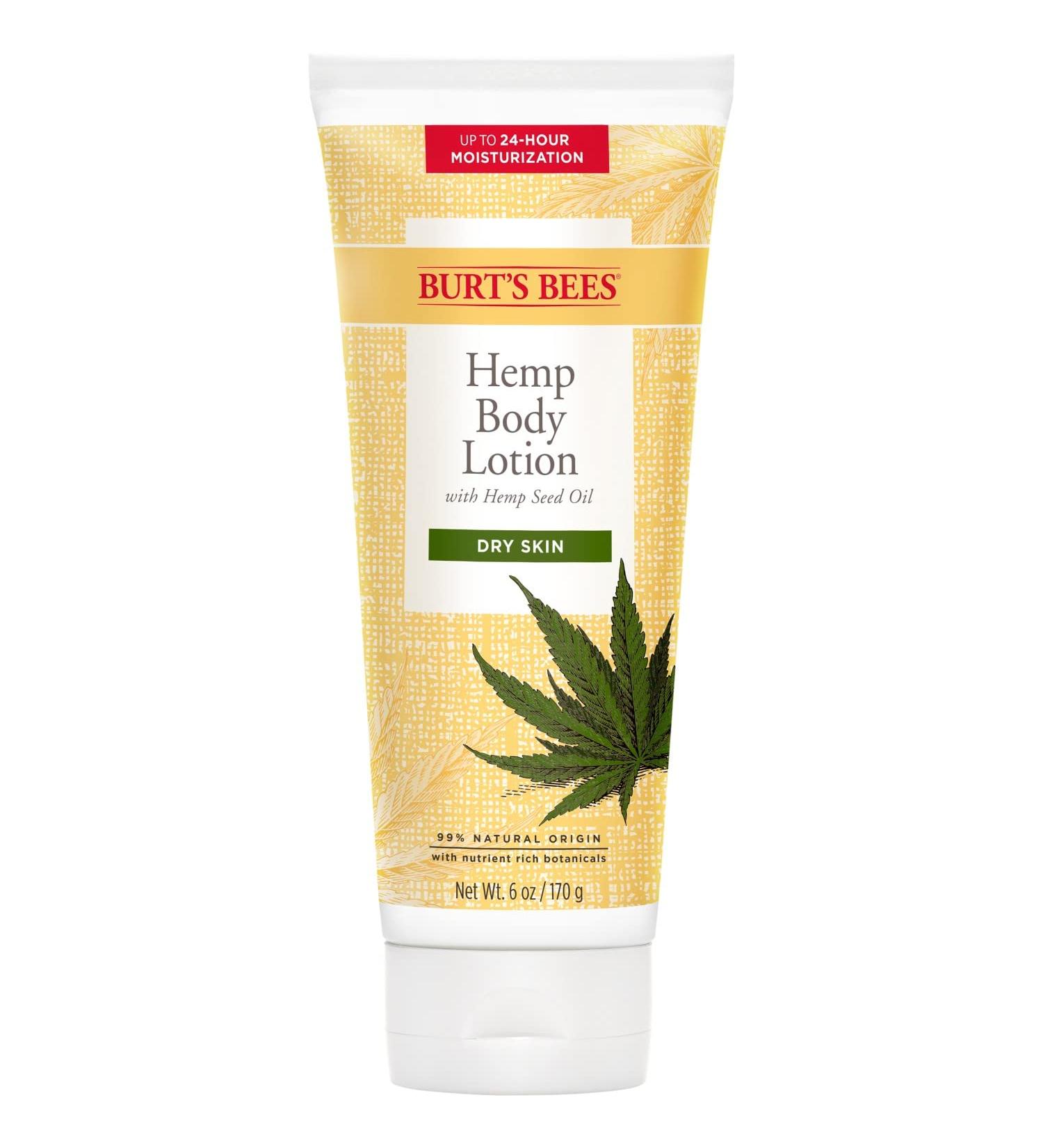 Burt's Bees Hemp Body Lotion with Hemp Seed Oil for Dry Skin 6 oz - 3 Pack - Buy Online on GoSupps.com
