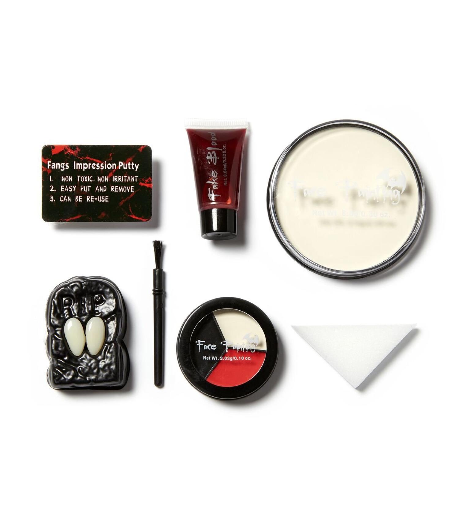 Brauns-Heitmann 7049 Vampire Make-Up Set | White Black & Red - Perfect for Halloween & Costume Parties - Buy Online on GoSupps.com