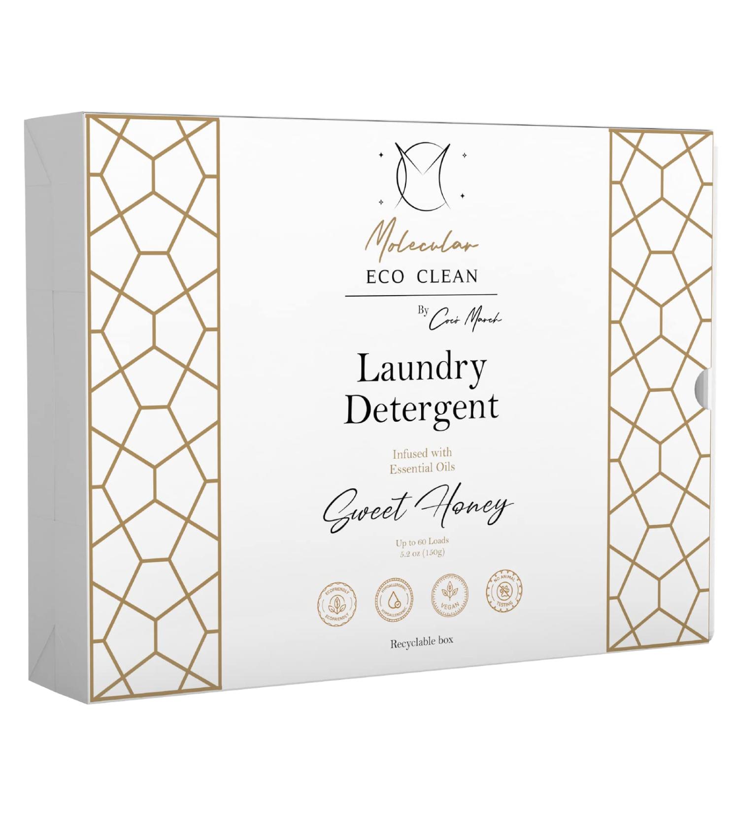 Buy Coc March Sweet Honey Eco Clean Laundry Detergent - Hypoallergenic All-Natural 60 Loads Biodegradable - Long Lasting Fresh Scent for International Shipping - Buy Online on GoSupps.com