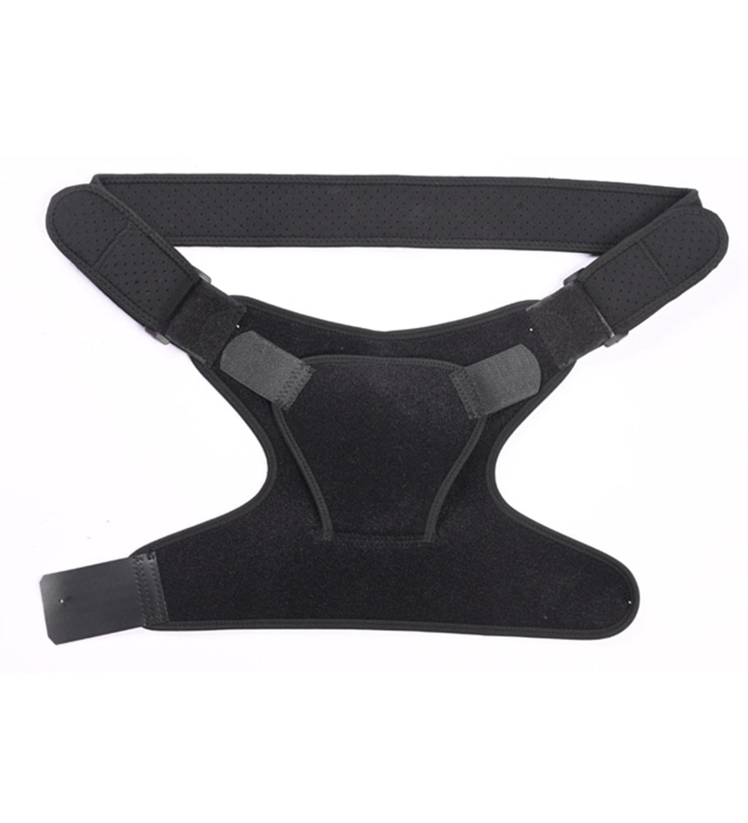 YOXIER All-season Shoulder Support Muscle Adjustable Brace Sling Breathable Comfortable Sport Men Women Compression Sleeve for Pain Black - Buy Online on GoSupps.com