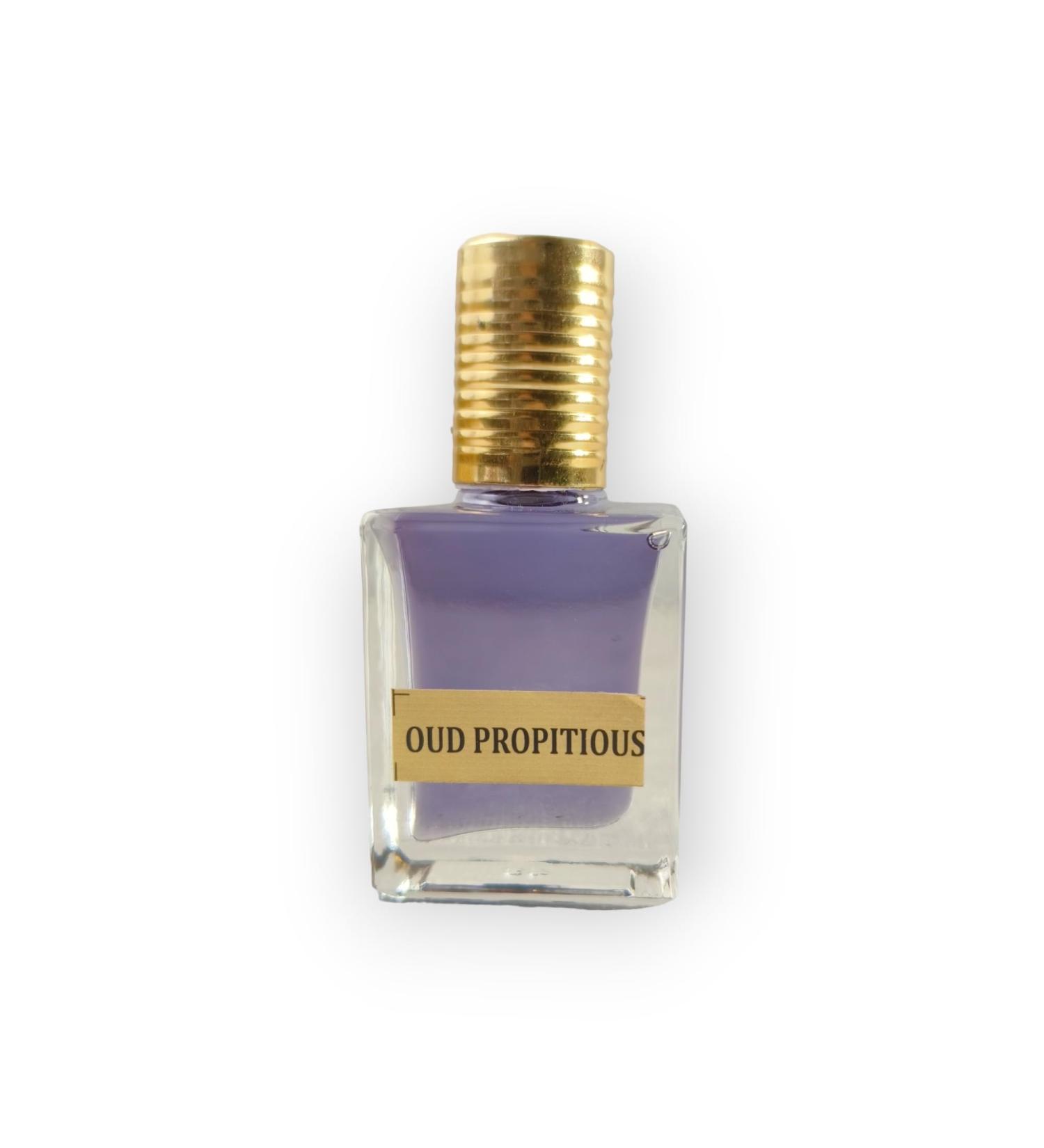 OUD PROPITIOUS Premium Attar-Atar Perfume Oil Fragrance for Men and Women Unisex Parfume Scent Spray Long Lasting Roll On Essential Oil Itar Semi Natural Non Alcoholic Size Volume: 12ML (0.4 Fl Oz). - Buy Online on GoSupps.com