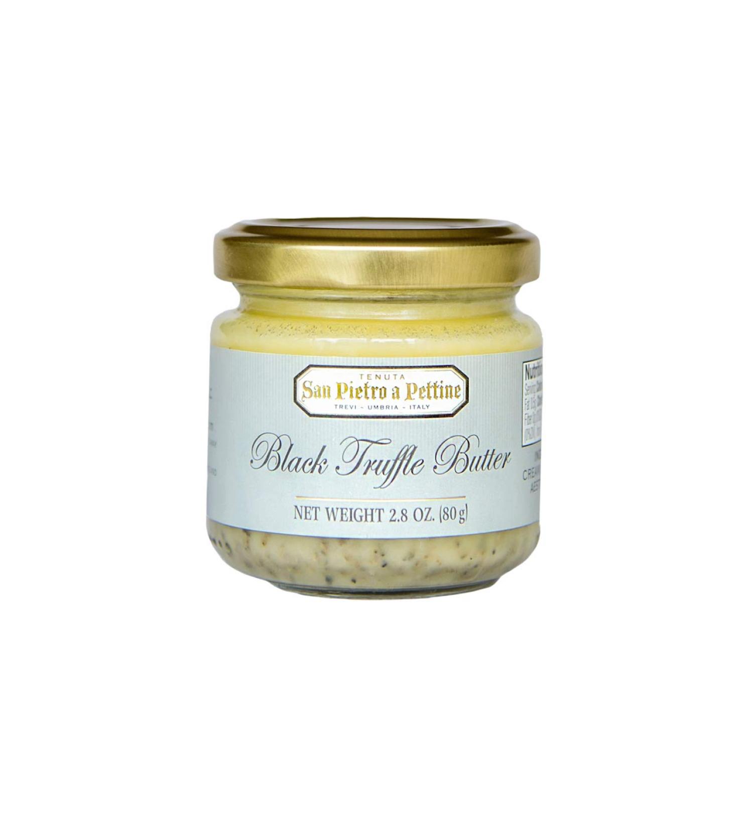 Black Truffle Butter from Umbria - 2.8 oz (80 g) - Imported Gourmet Butter from Italy - Buy Online on GoSupps.com
