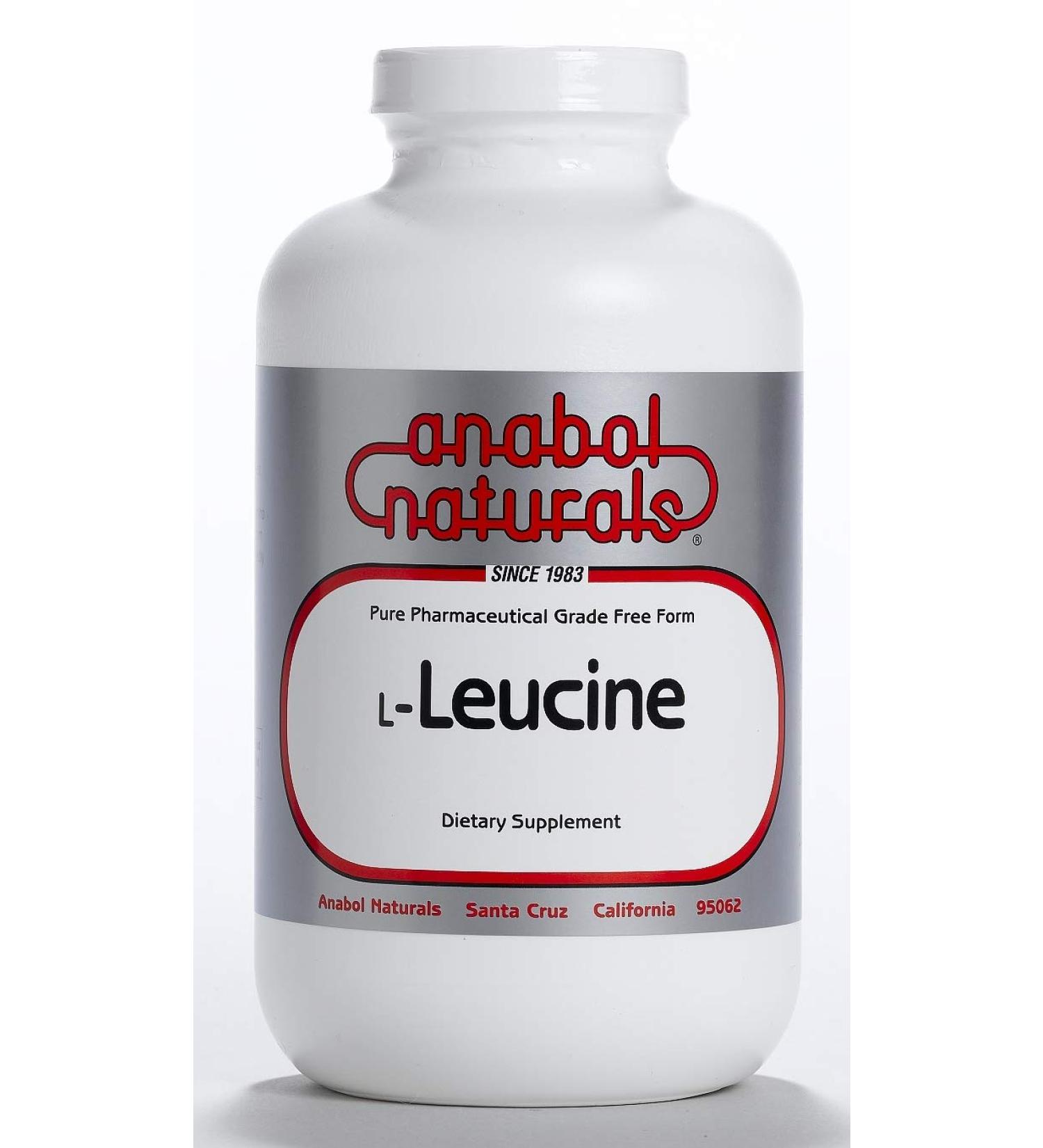 Anabol Naturals L-Leucine 200 gram Free Form Pure Crystalline Powder