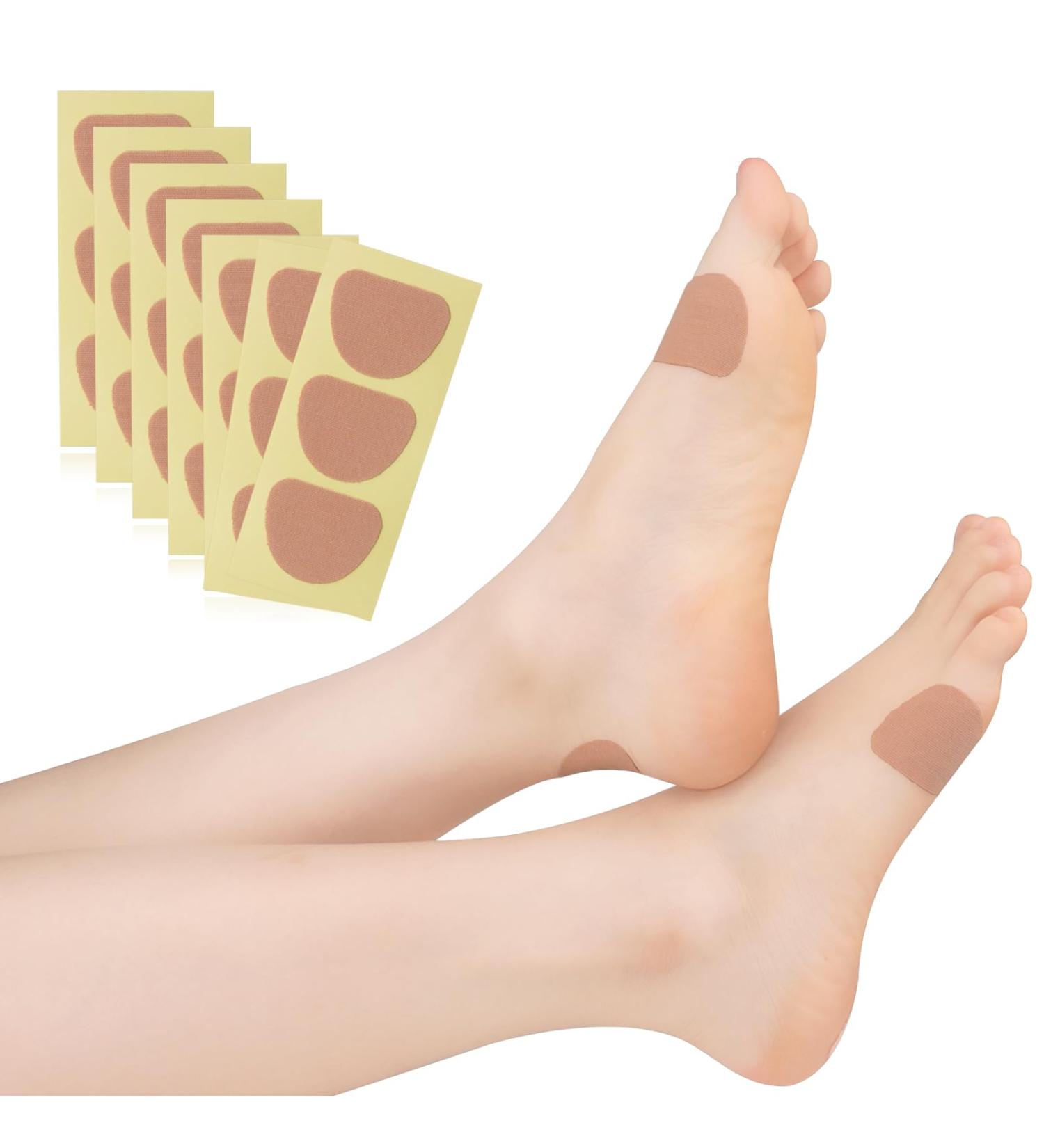 Moleskin Plasters for Feet - 30 PCS, Adhesive Padding for Blisters on Heels & Toes - Buy Online on GoSupps.com
