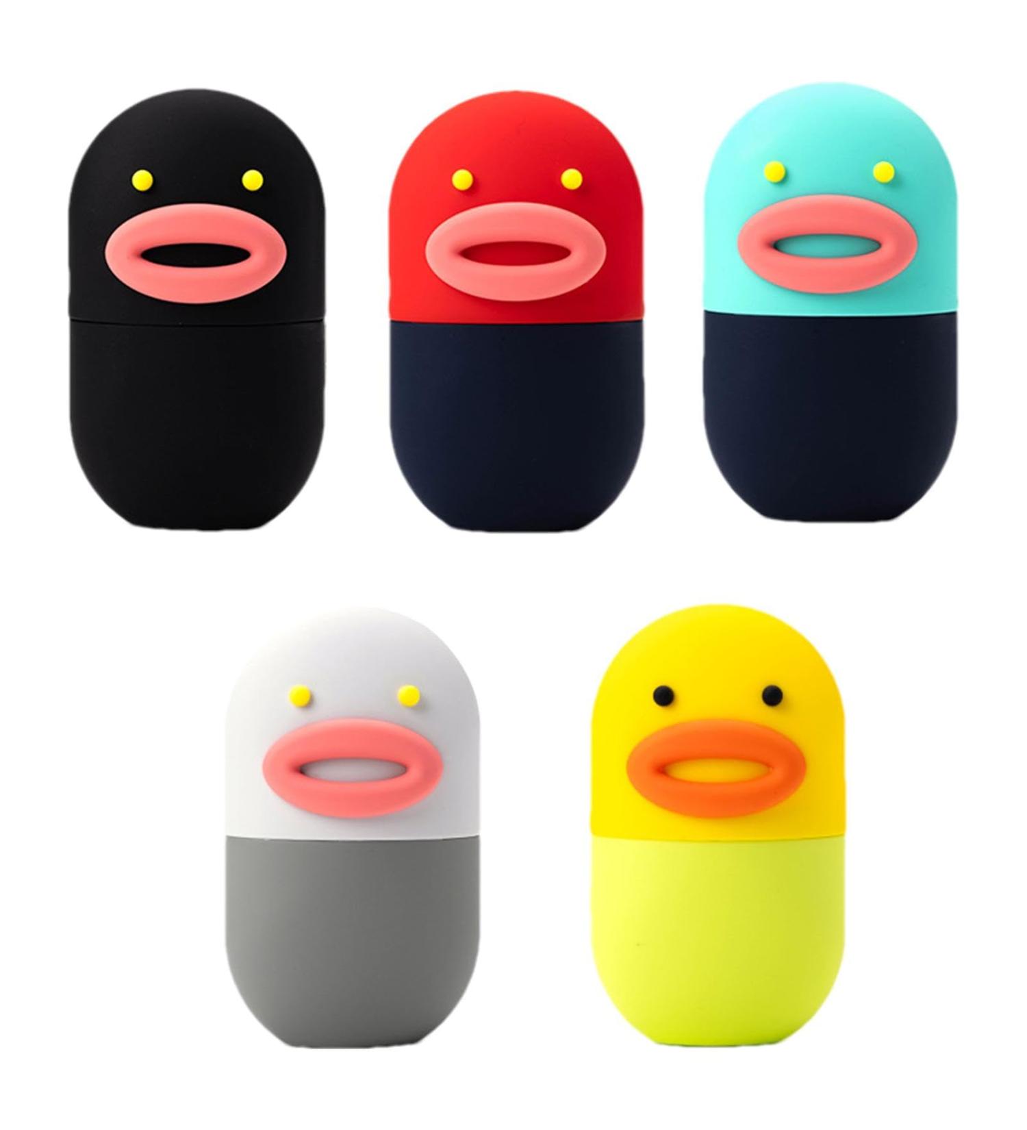Facial Ice Mold - Silicone Ice Face Roller | Convenient Usage Ice Cube Roller | Versatile Enhancer Cold Face Ice Roller | Long Lasting Duck Ice Mold for Eye Puffiness Brighten & Tighten Skin - Buy Online on GoSupps.com