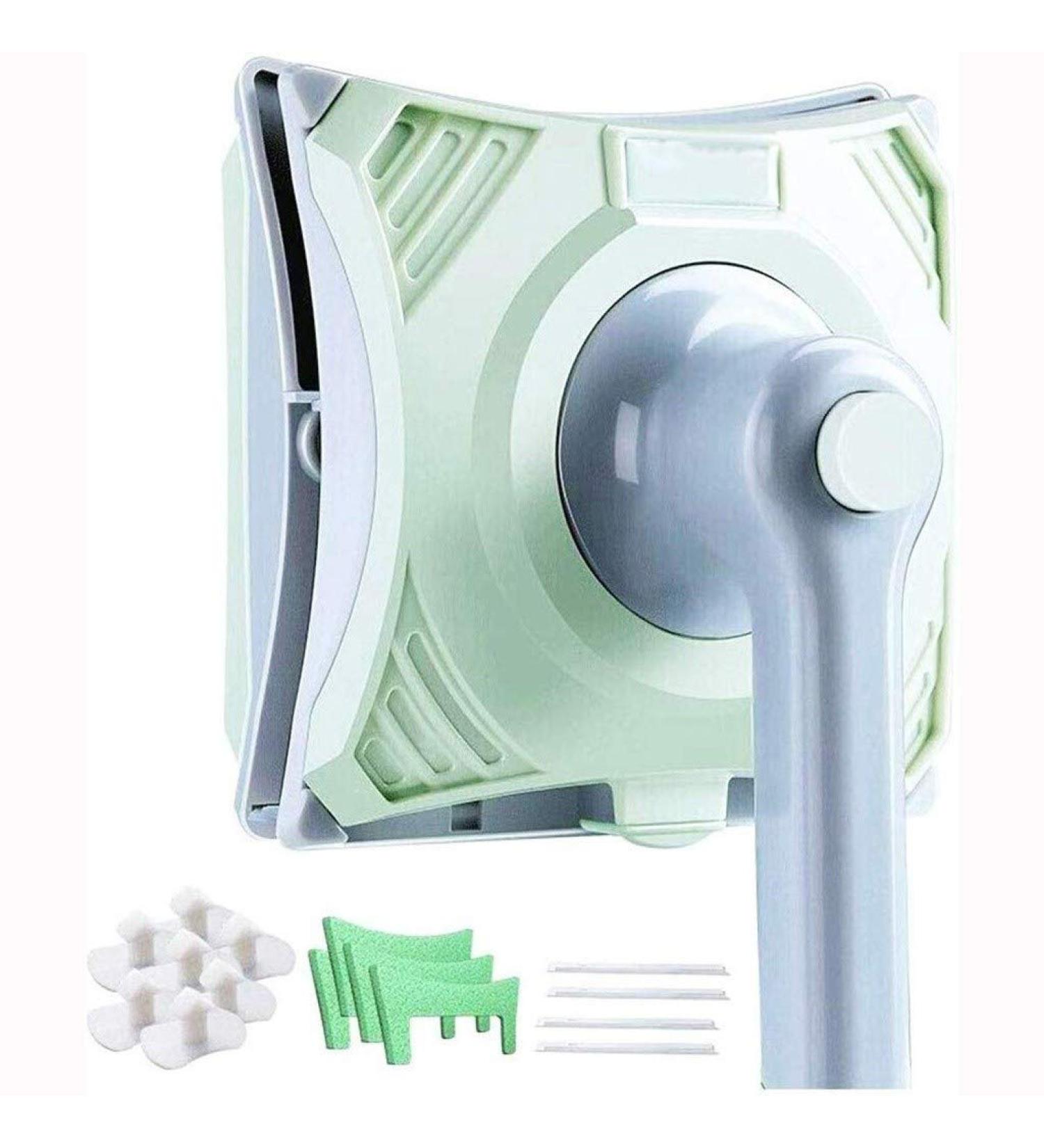 Double-Sided Window Cleaner Glass Wiper Magnetic Cleaning Tools Useful Surface Cleaning Brush for High-Rise Single Glazed Windows with Rod - Buy Online on GoSupps.com