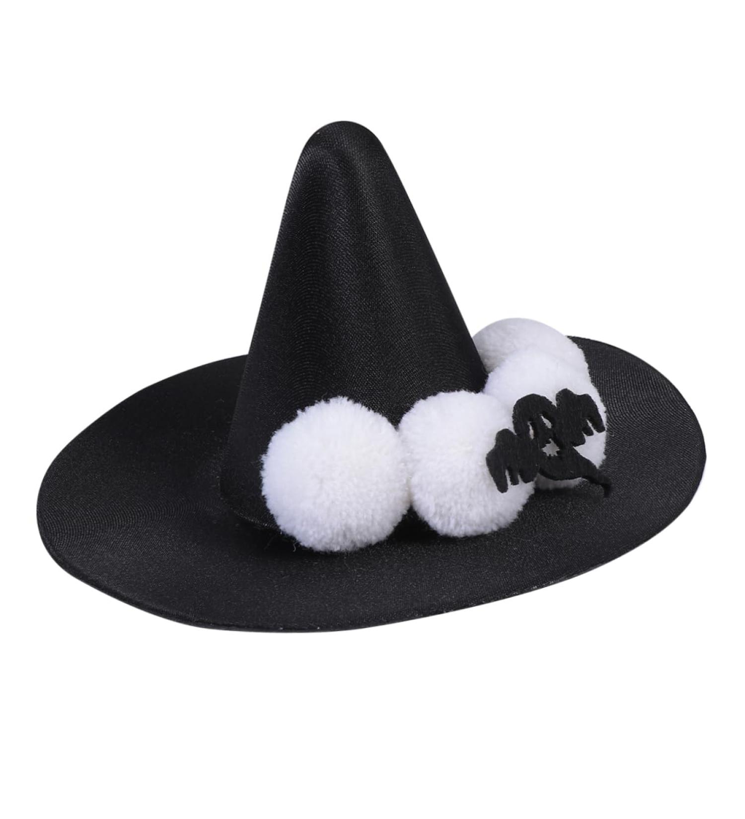KONTONTY Witch Hat Barrettes Witch Hat Hairpins Black Hair Clips Cosplay Costume Props Headband Black Mini Hat Decor Witch Party Hats Mini Witch Has Women's Accessories Satin Halloween - Buy Online on GoSupps.com