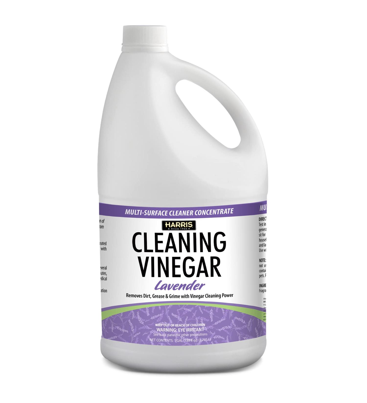 Harris Cleaning Vinegar Lavender 128oz - All Purpose Household Surface Cleaner - Buy Online on GoSupps.com