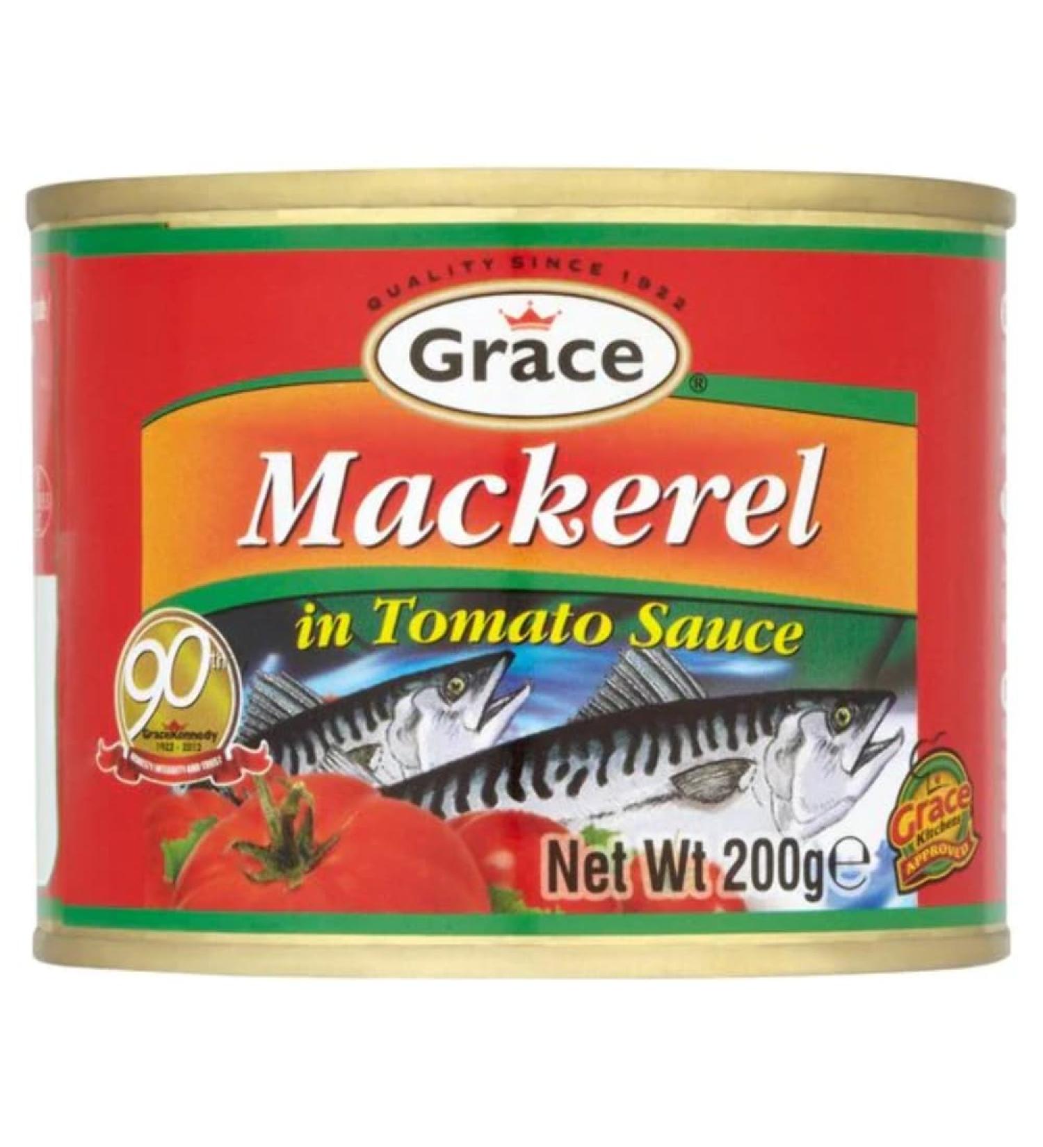 MASGrace Mackrel in Tomato Sauce 200g-Fd