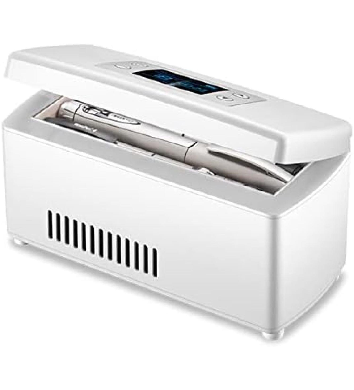 USB Medicine Refrigerator And Insulin Cooler Travel Case For Home Car 2-8 Thermostat Drug Reefer Diabetic Medication Organizer LCD Display Mini Fridge Double Battery Sensational421 - Buy Online on GoSupps.com