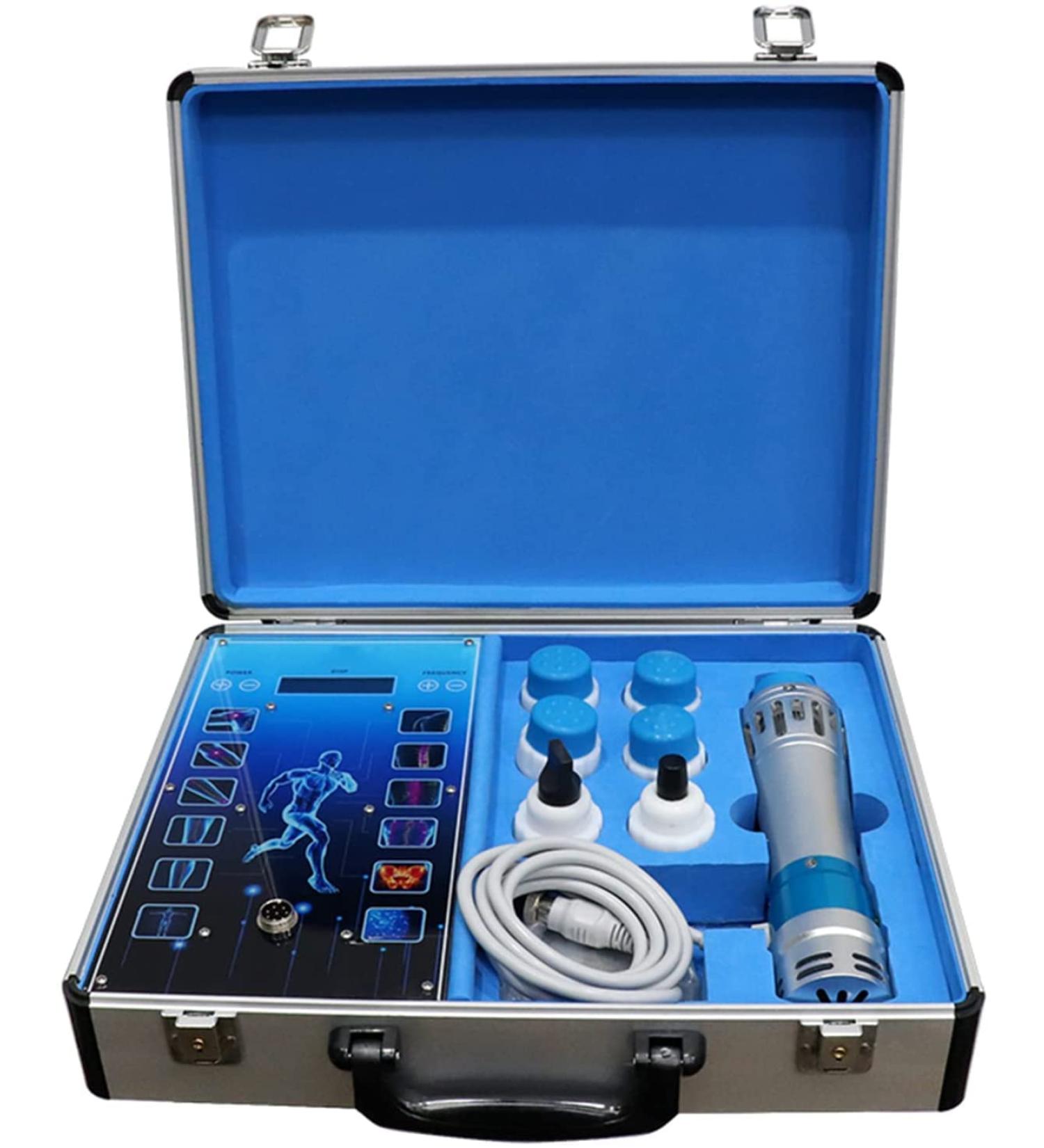 Lhlyl-DP Shock Wave Therapy Massager - 12 Pulse Modes for Plantar Fasciitis Heel Pain Tendon Inflammation & Elbow Pain - Portable & Effective Relief - Buy Online on GoSupps.com