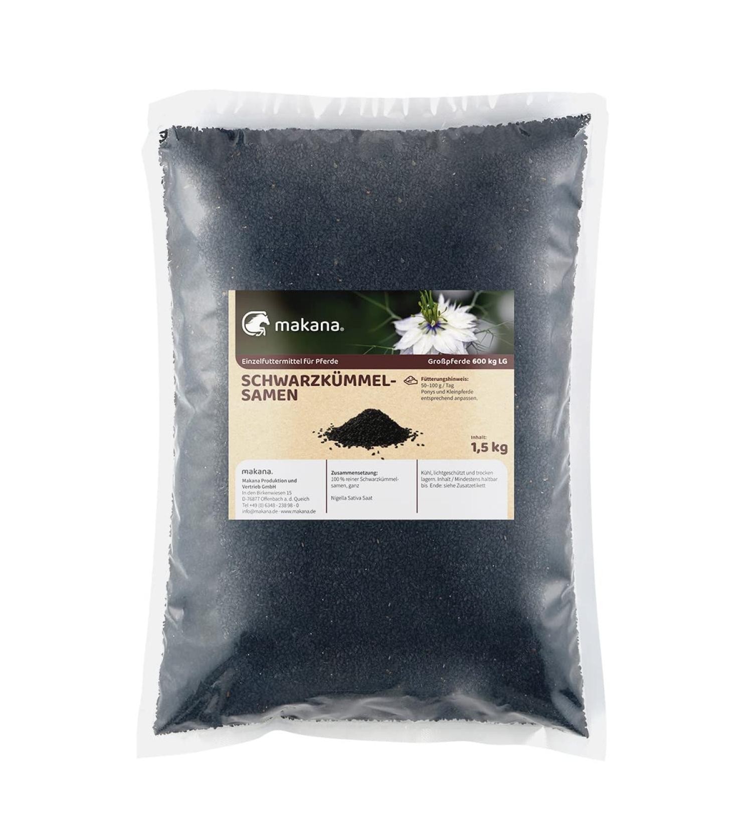 Makana Nigella Seeds Pure 1.5 kg Bag (1 x 1.5 kg)