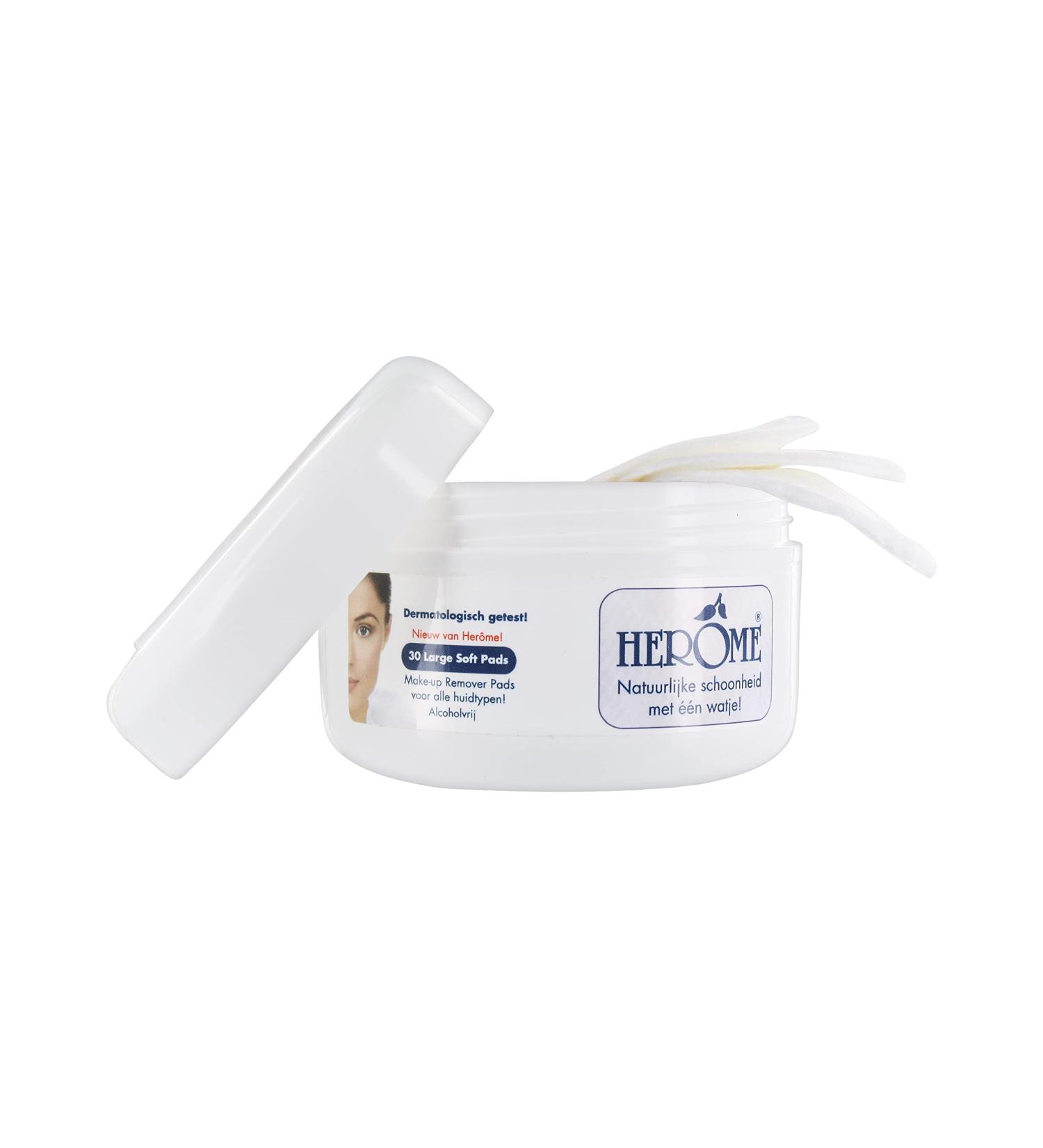 Herome Eye Care Gentle Make-up Remover Pads | Waterproof & Chamomile Extract | International Shipping - Buy Online on GoSupps.com