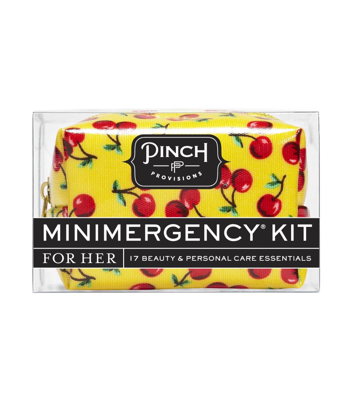 Pinch Provisions Minimergency Kit for Her - Very Cherry 17 Essentials in Compact Pouch | Perfect Gift for Parties & Birthdays - Buy Online on GoSupps.com
