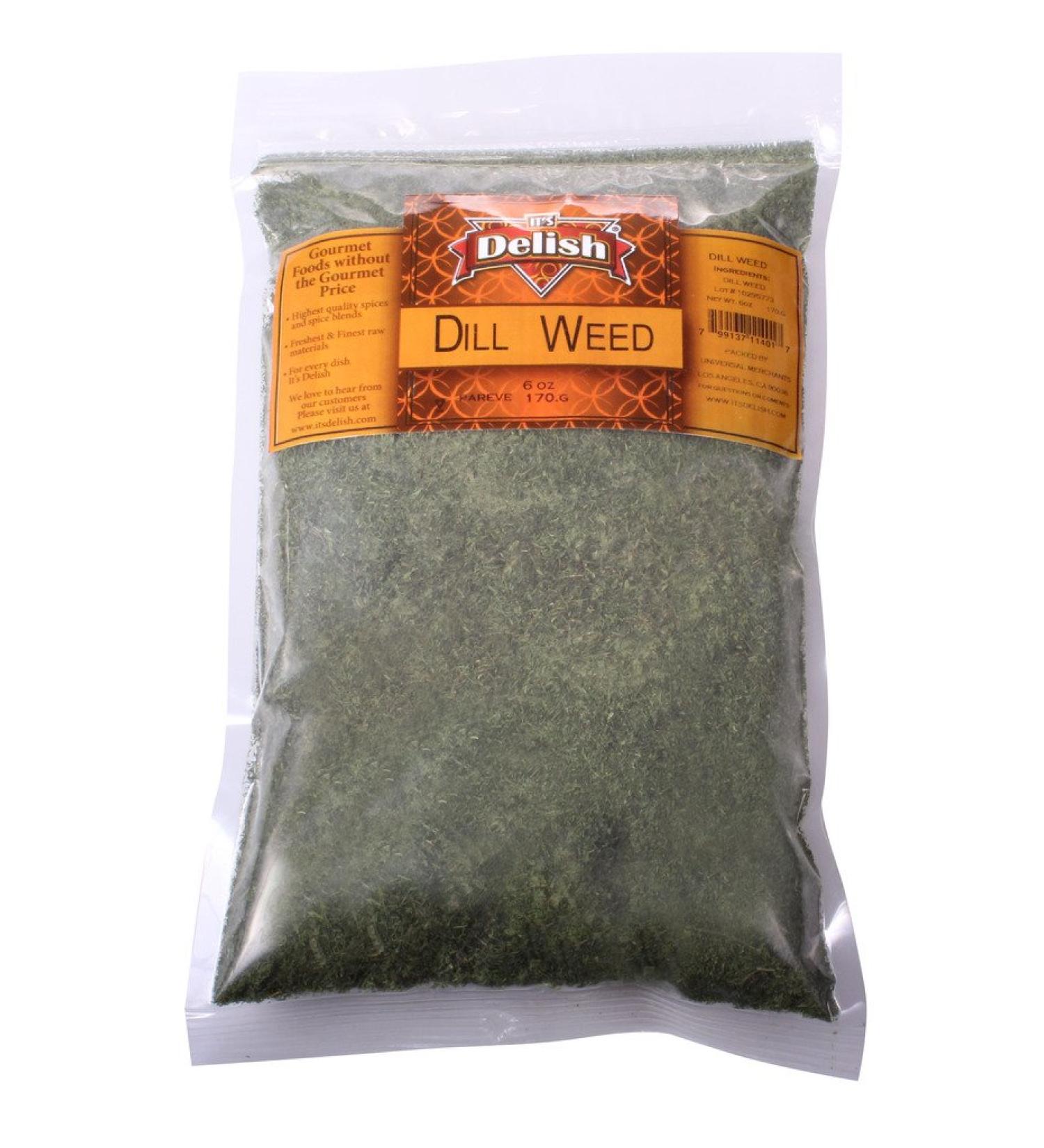Its Delish Dried Dill Weed 20 Lbs Bulk Bag - Premium All Natural Fresh Dry Dill Spice for Soups, Fish, Chicken, Salad Dressing, and Dips - Gourmet Kosher Spices - 320 Ounce - Buy Online on GoSupps.com