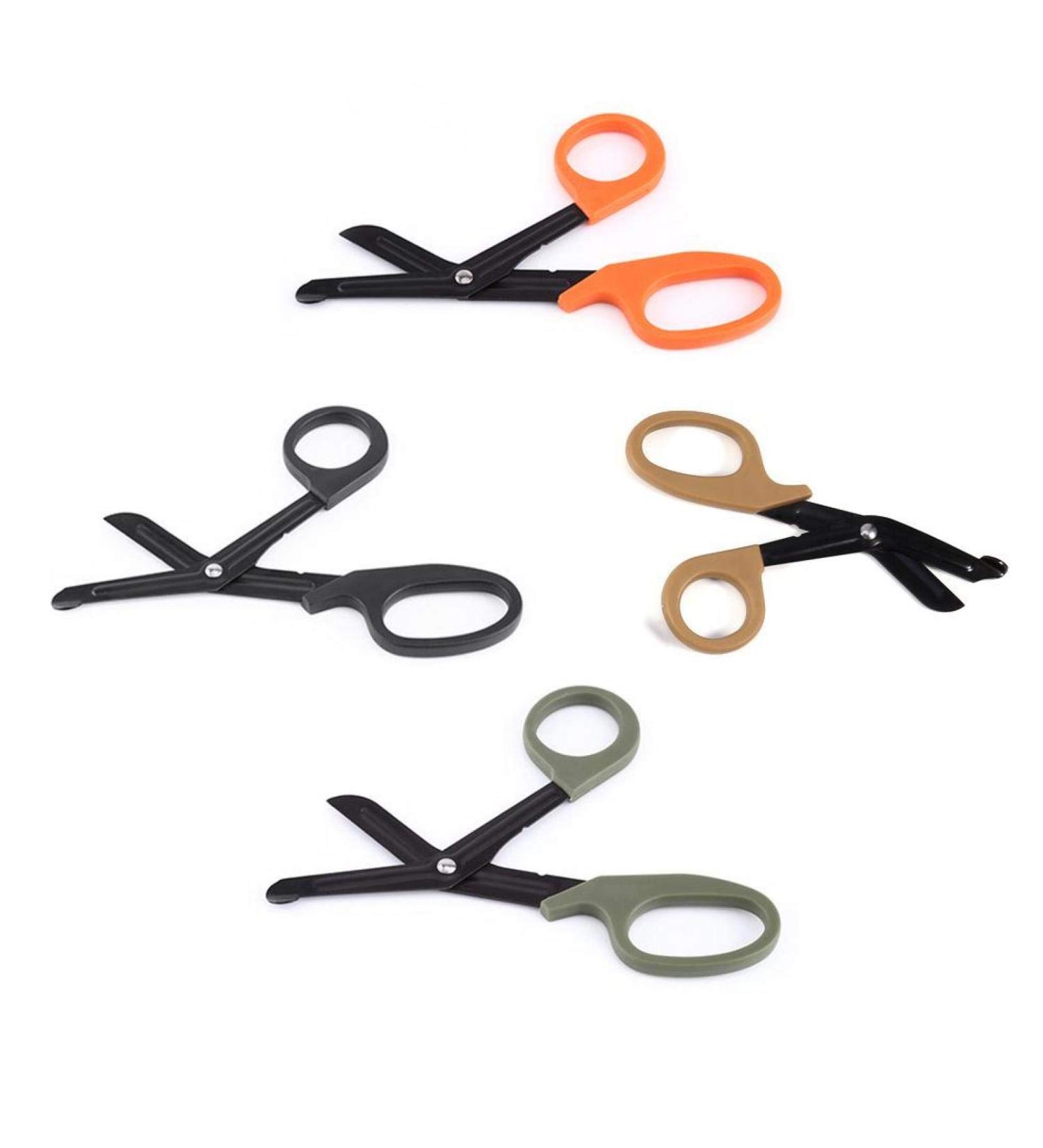 Buy Pusokei 7-Inch Medical Scissors - EMT & Trauma Scissors Stainless Steel Bandage Scissors First Aid Tools Orange Care Accessories - Buy Online on GoSupps.com
