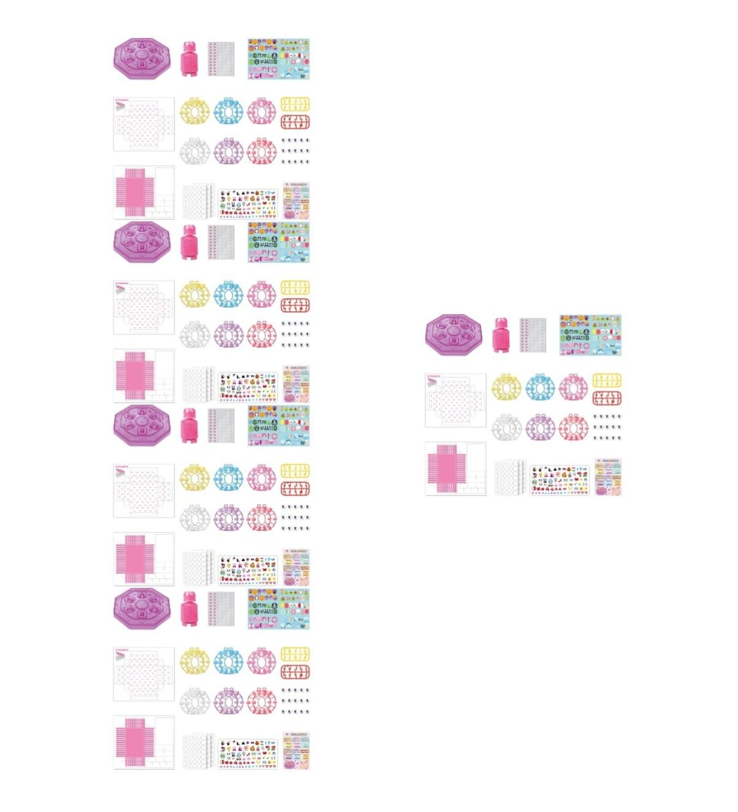 FOMIYES 5 Sets Children's Nail Art Toys Nail Kit for Kids Kid Nail Polish Kids Toys Kids Nail Kit Makeup Toys Toddler Nail Polish for Toddlers 3d Girl Birthday Present Plastic - Buy Online on GoSupps.com