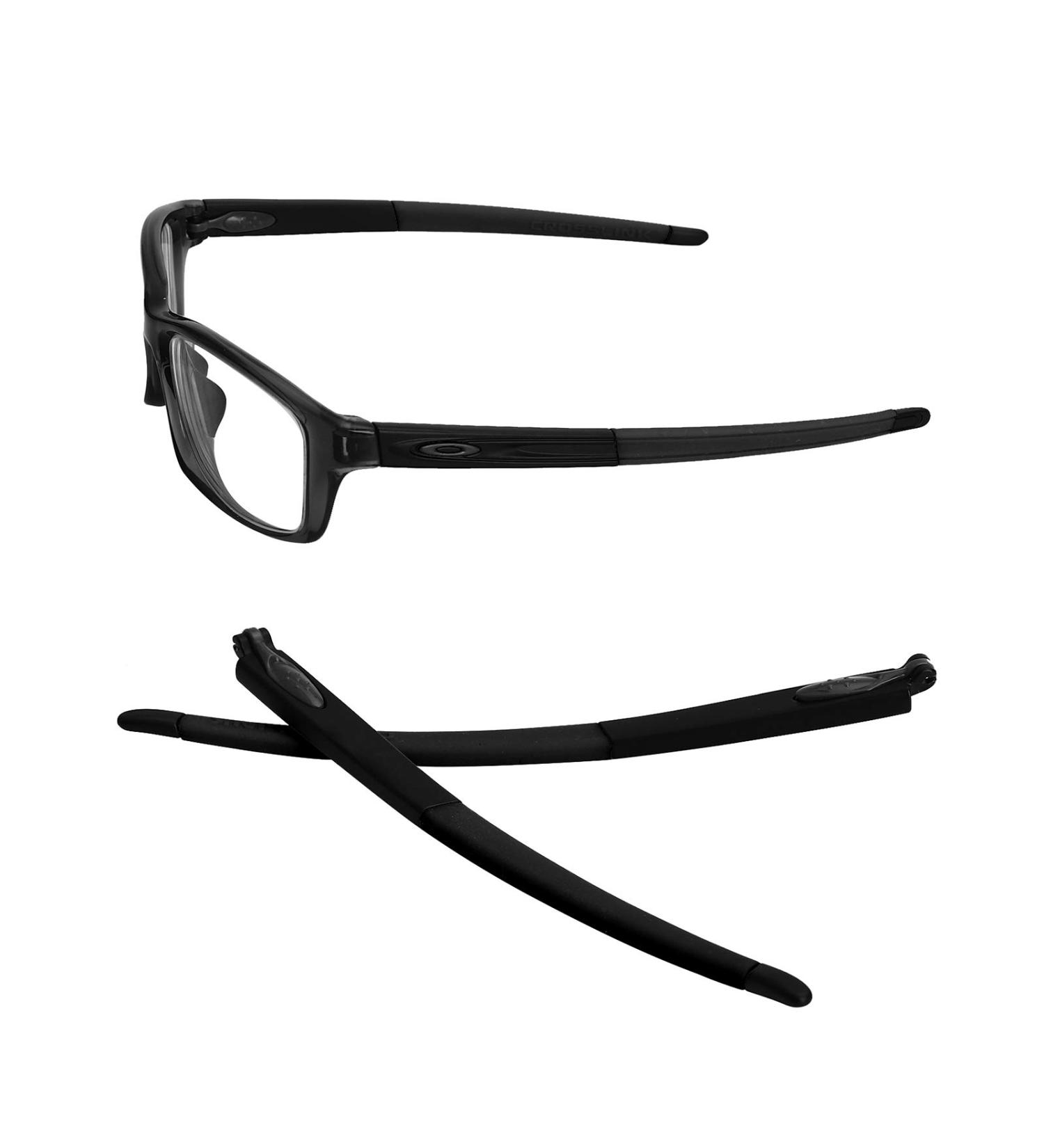 Replacement Temples Arms Legs Satin Black for Oakley Crosslink Pitch Glasses - International Shipping Available - Buy Online on GoSupps.com