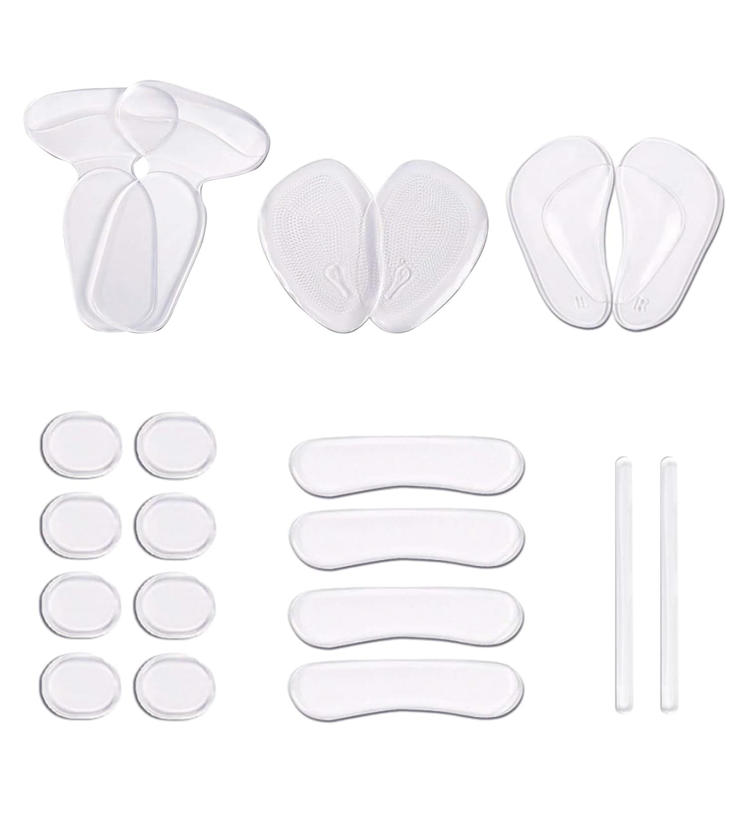 20 Pieces High Heel Protection Pads | Silicone Anti-Slip Cushions for Women & Men | Friction Bubble Prevention - Buy Online on GoSupps.com