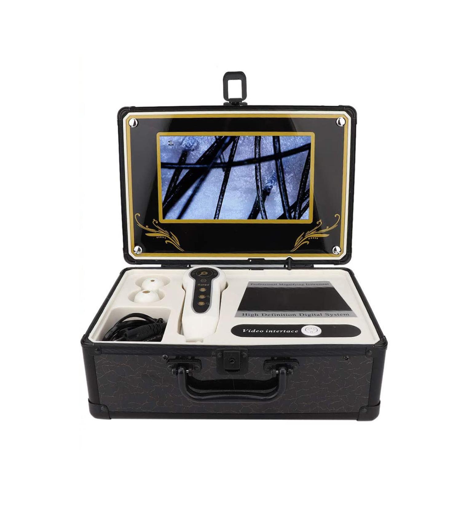 9 Inch LCD Skin Hair Follicle Detector 50X/200X Hair Analyzer 15 Inch Scalp Hair Follicle Detector HD LCD Screen Four Colors Skin Pigment Detector Analyzer - Buy Online on GoSupps.com