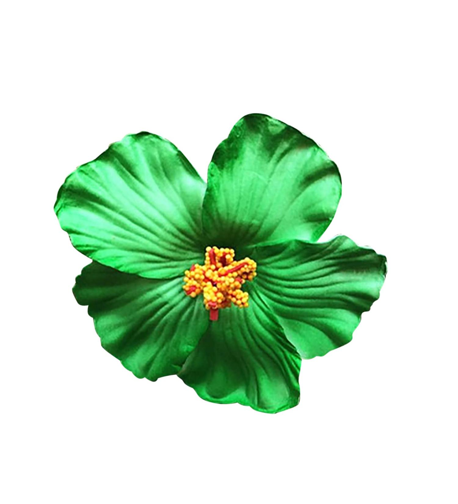 Multi-Colored Roses Hair Clip - Floral Hair Jewelry for Women & Girls | Perfect for Weddings & Parties | One Size Green - 1 Piece - Buy Online on GoSupps.com