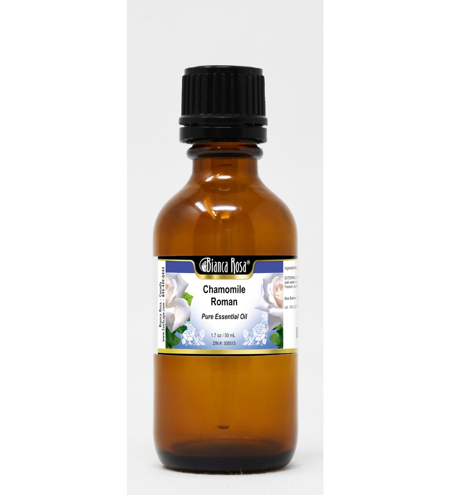 Buy Chamomile Roman Pure Essential Oil - 1.70 oz | 100% Pure & Natural Essential Oil for Relaxation & Wellness - Buy Online on GoSupps.com