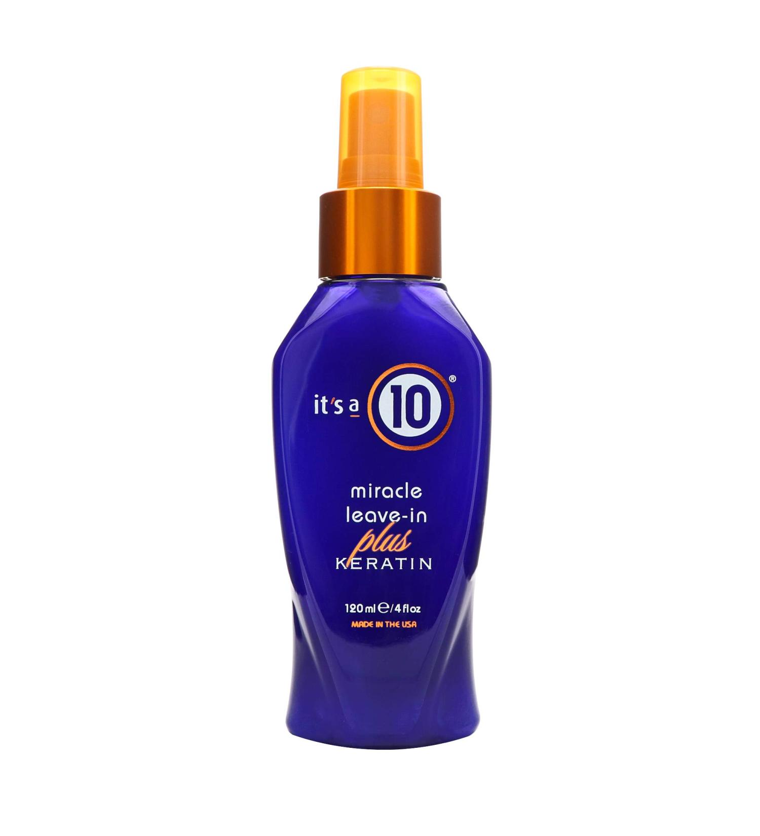 It's a 10 Haircare Miracle Leave-In Product Plus Keratin 4 fl. oz. - Ultimate Hair Treatment - Buy Online on GoSupps.com