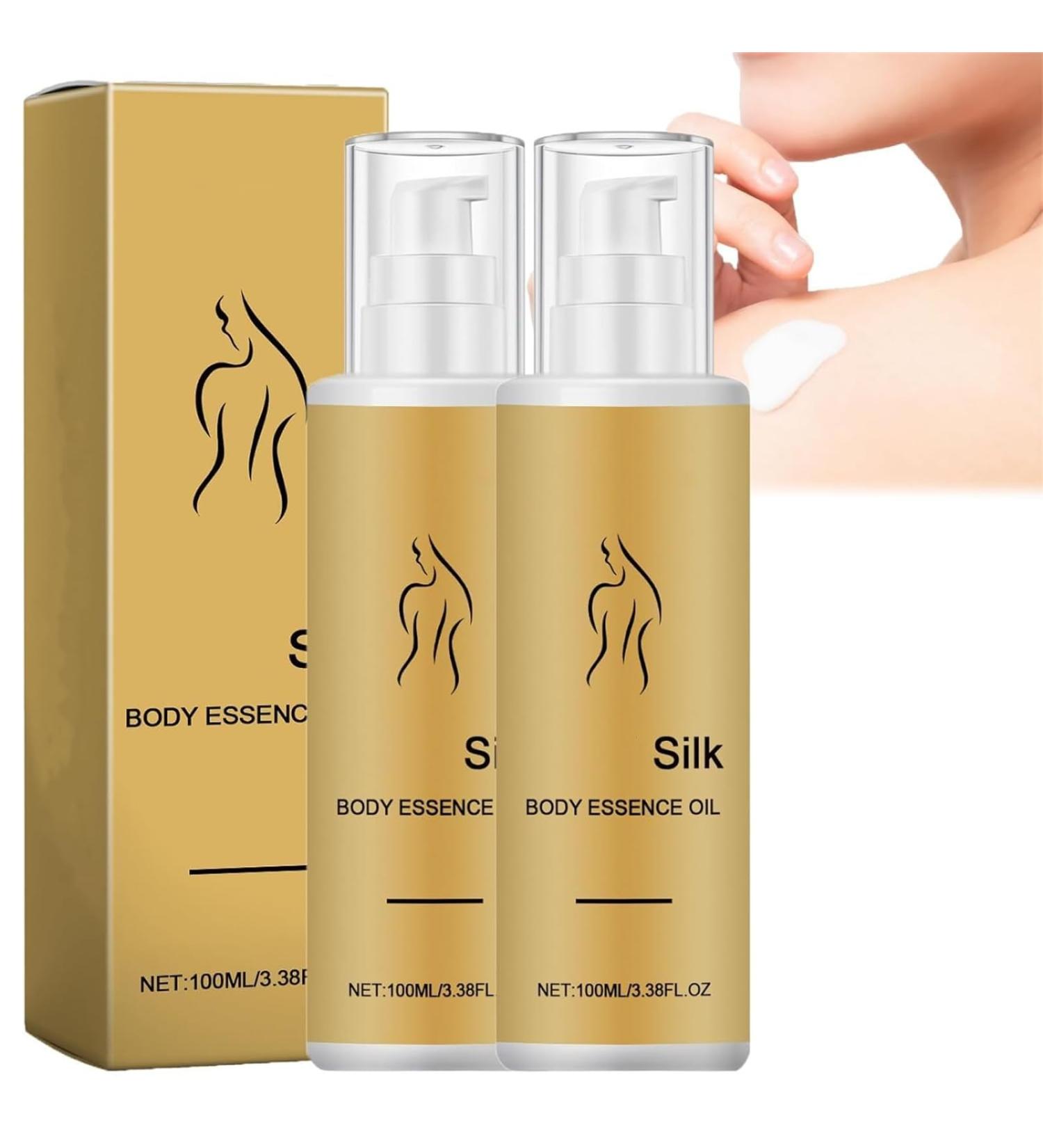 Silk Essence Body Oil Moisturizing Body Oil Firming Anti-Wrinkle Body Lotion Collagen Lifting Body Oil Reduce Fine Lines Smooth Skin for Women - Buy Online on GoSupps.com