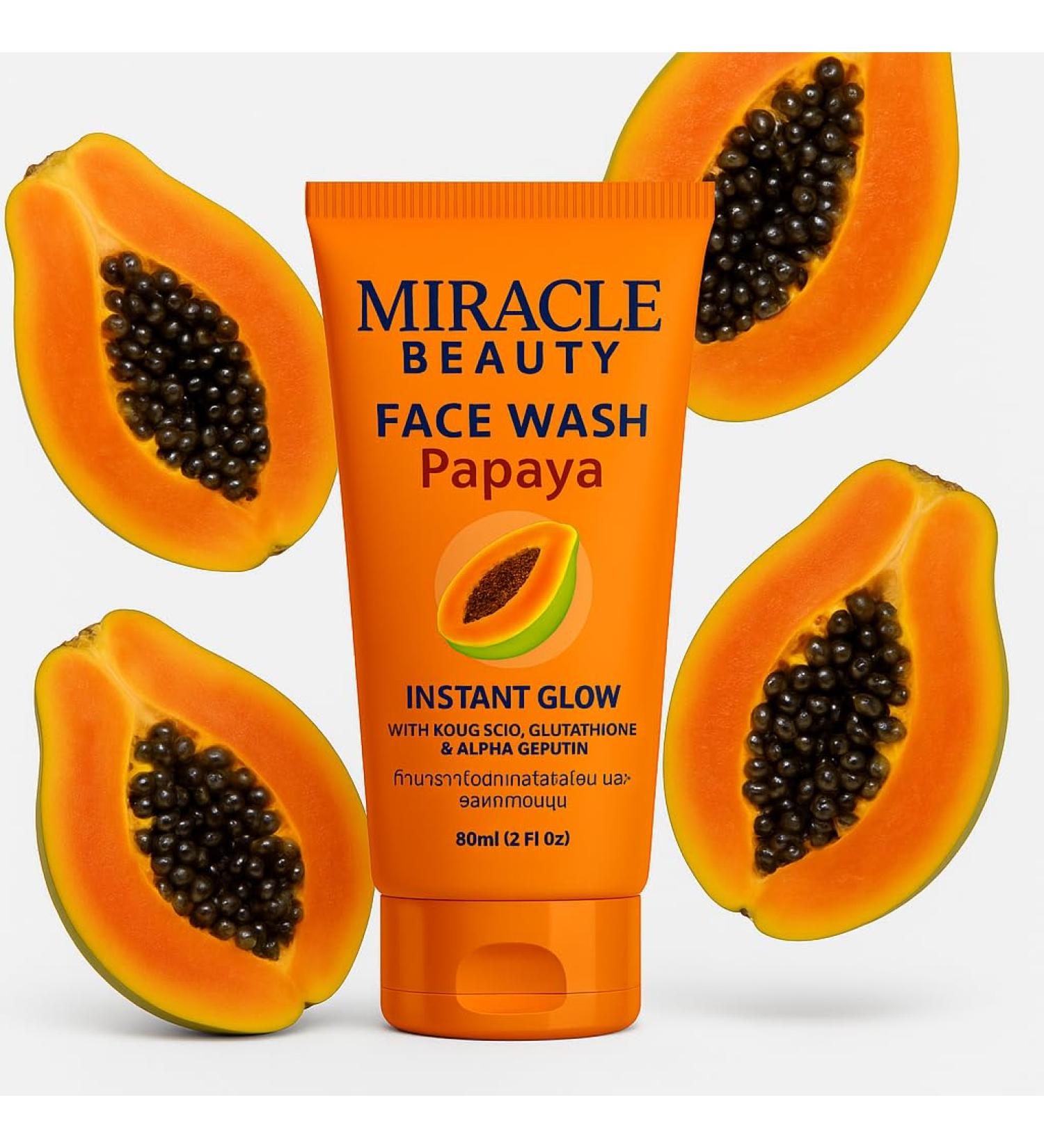 MACARIA Miracle Beauty Papaya Face Wash For Men 60g - Buy Online on GoSupps.com