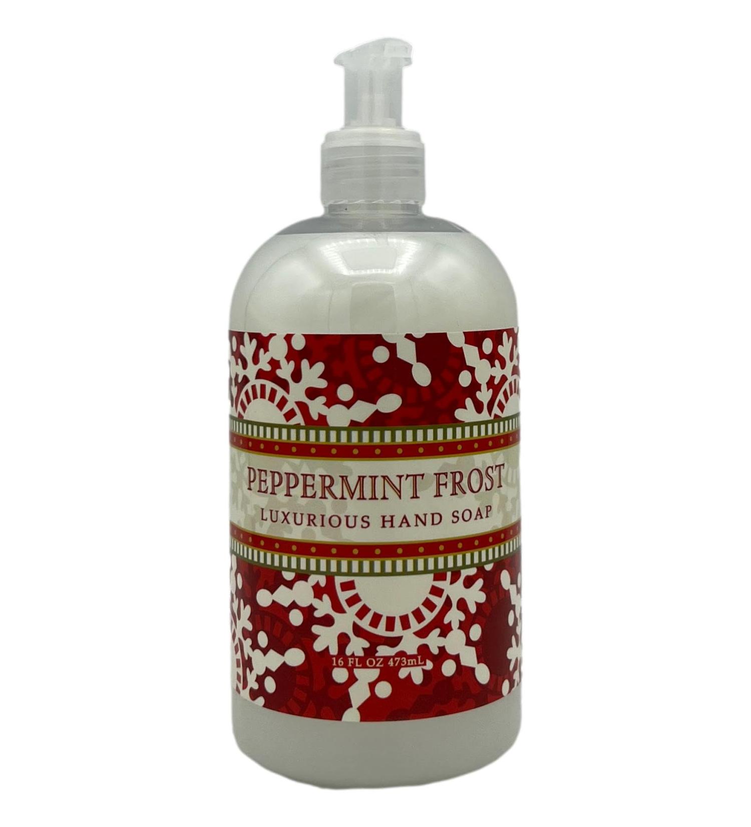 Greenwich Bay PEPPERMINT FROST Hand Soap with Shea Butter and Peppermint Oil 16oz