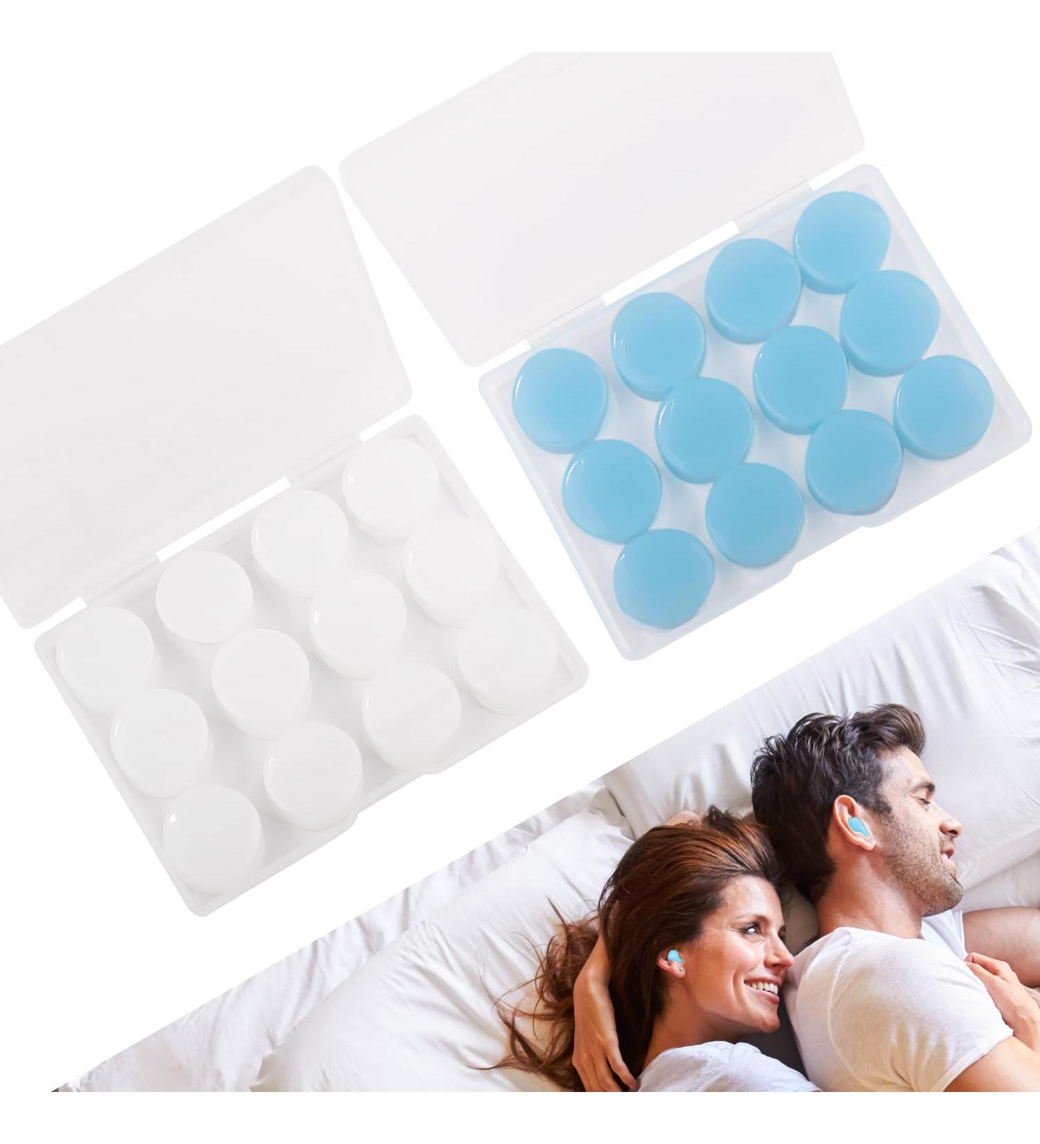 24PCS Silicone Ear Plugs - Reusable Waterproof Noise Cancelling Earplugs for Sleeping Swimming Concerts | 32dB Protection - Travel Must-Have - Buy Online on GoSupps.com