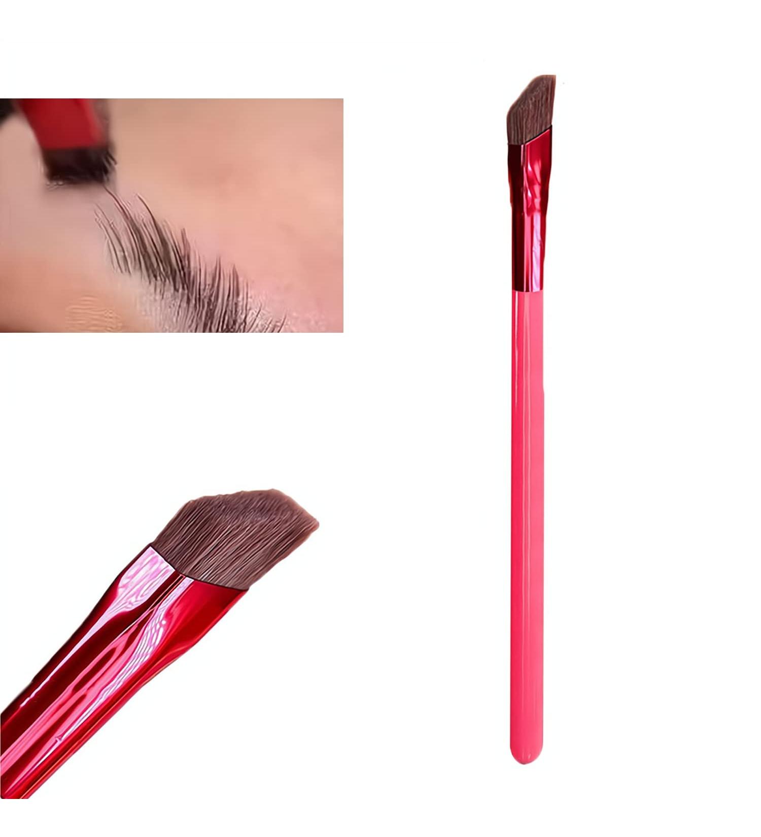 Professional Eyebrow Brush for Three-Dimensional Makeup - Angled Hairline & Concealer Brush (1Pcs) - Buy Online on GoSupps.com